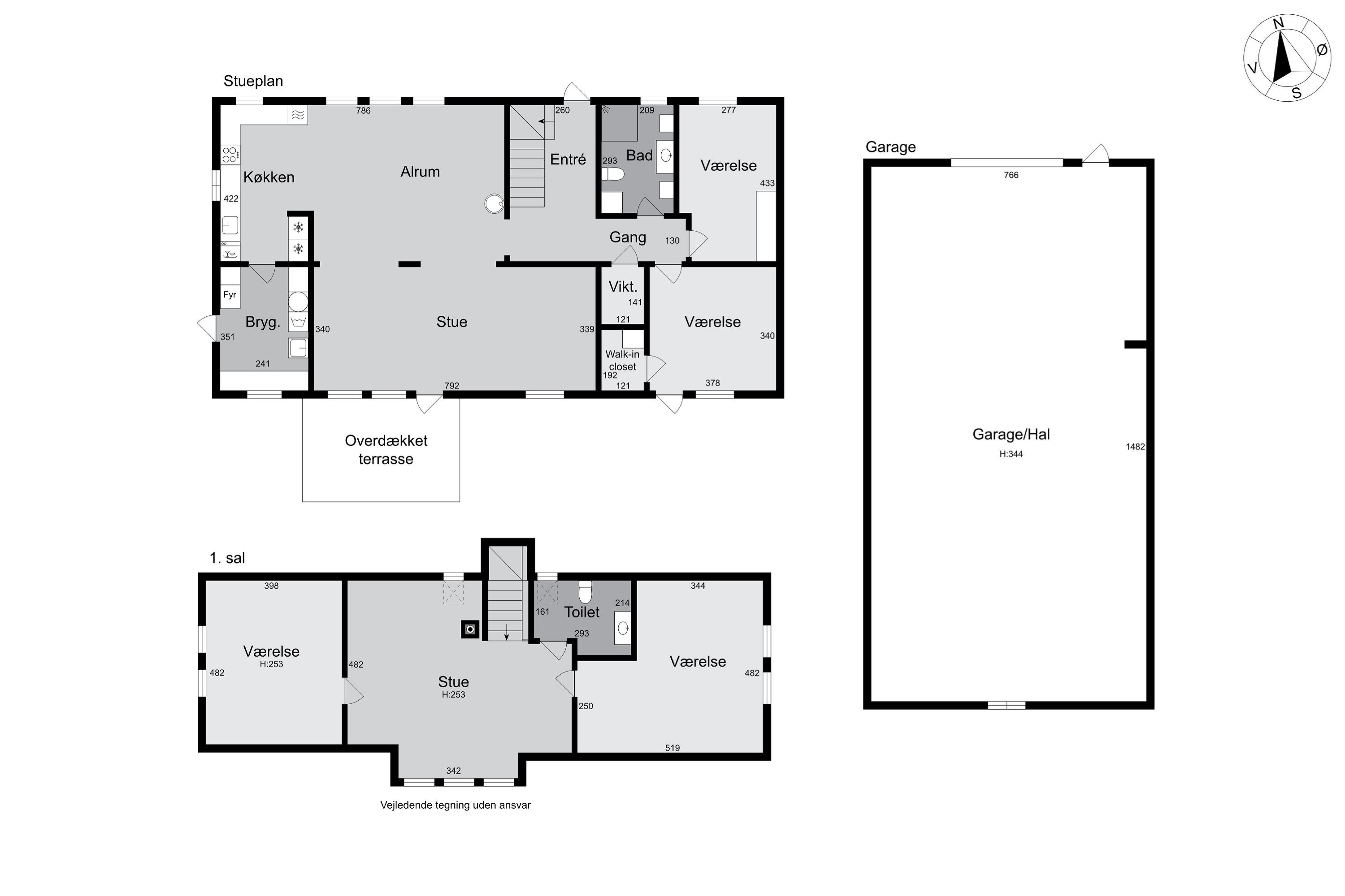 Plantegninger billede af Kirkevej 34, 7741 Frøstrup