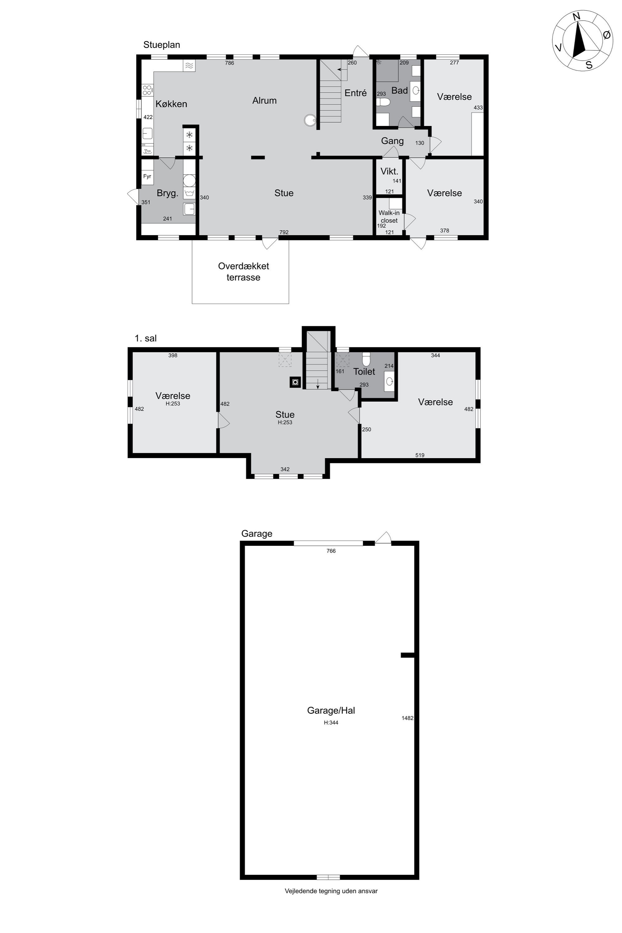 Plantegninger billede af Kirkevej 34, 7741 Frøstrup