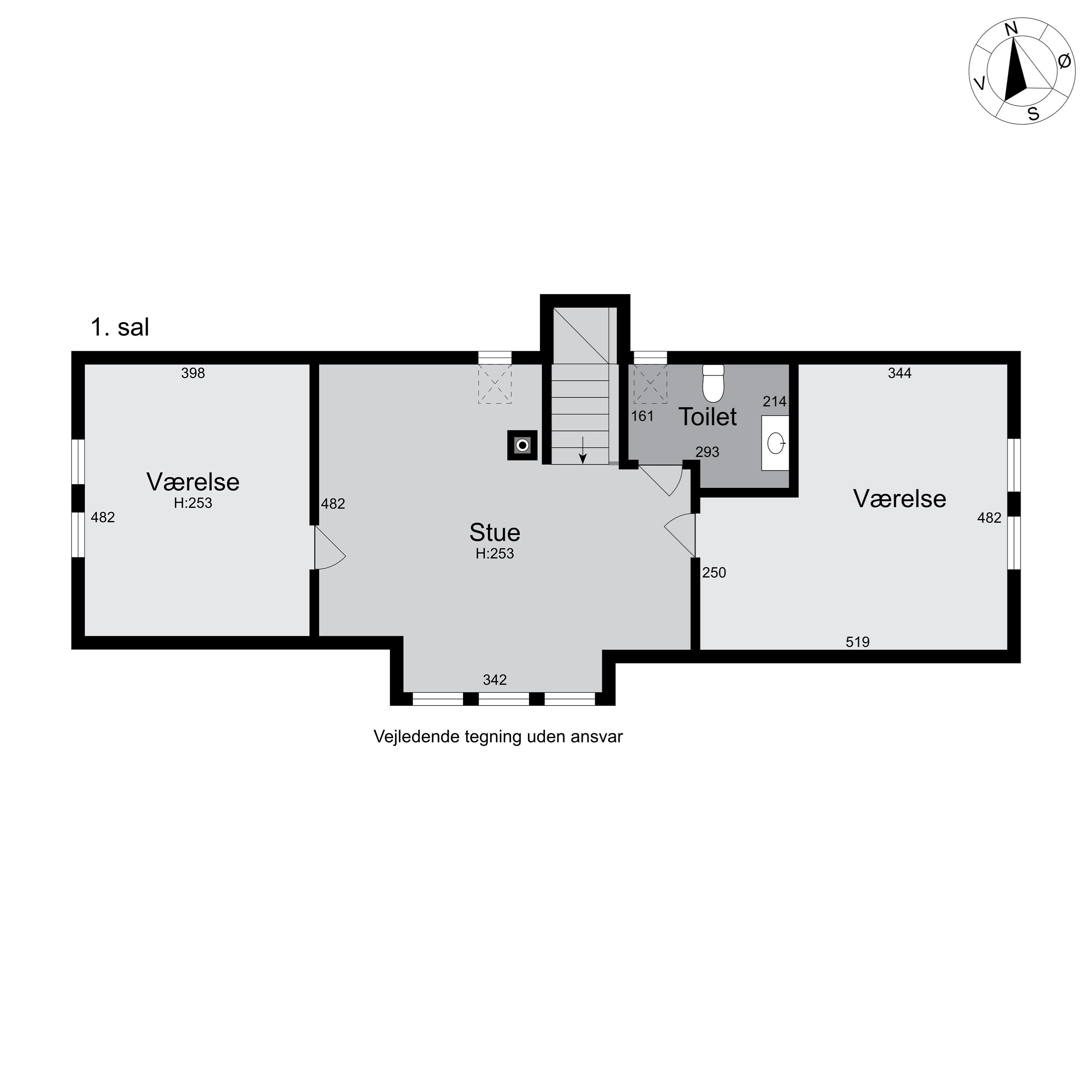 Plantegninger billede af Kirkevej 34, 7741 Frøstrup