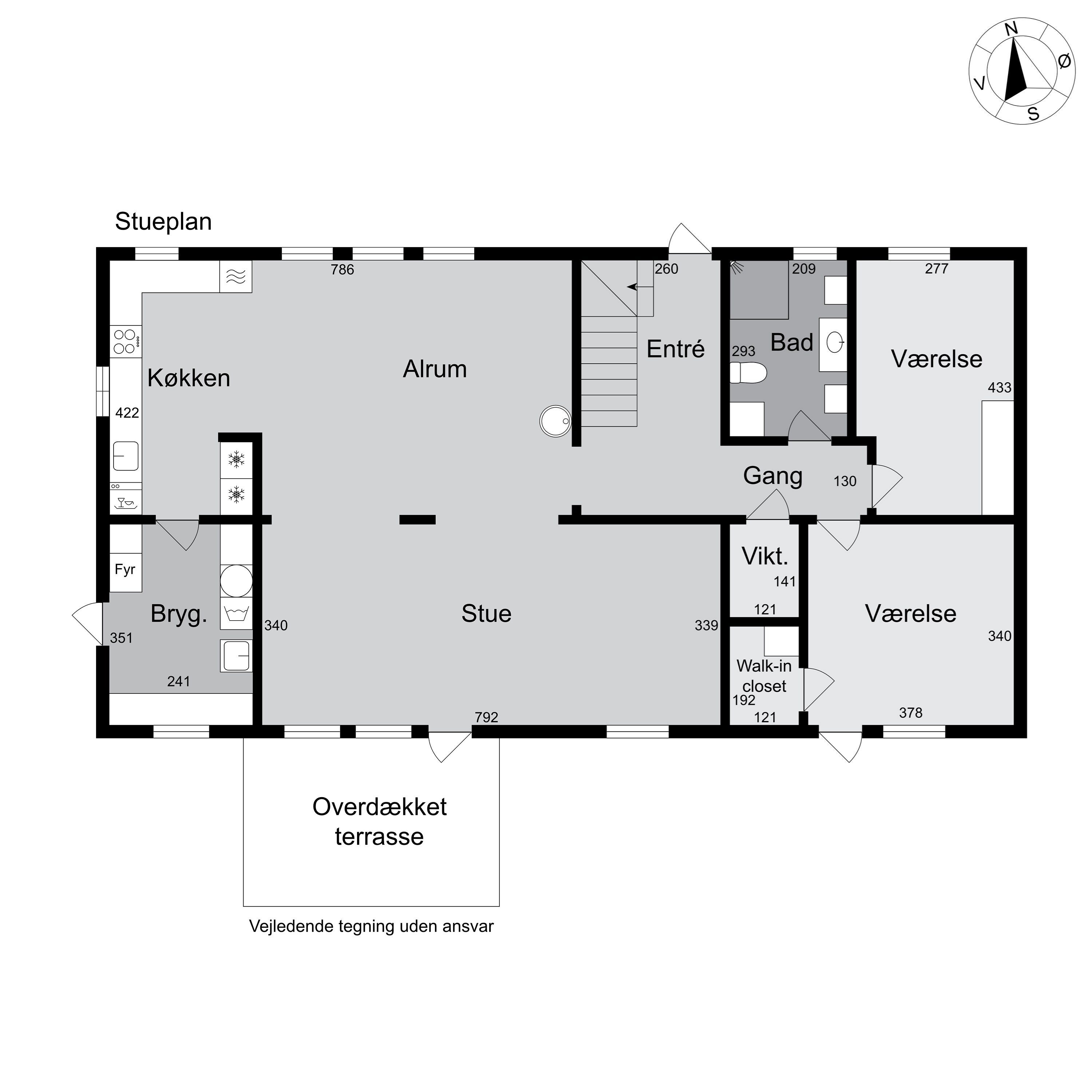 Plantegninger billede af Kirkevej 34, 7741 Frøstrup