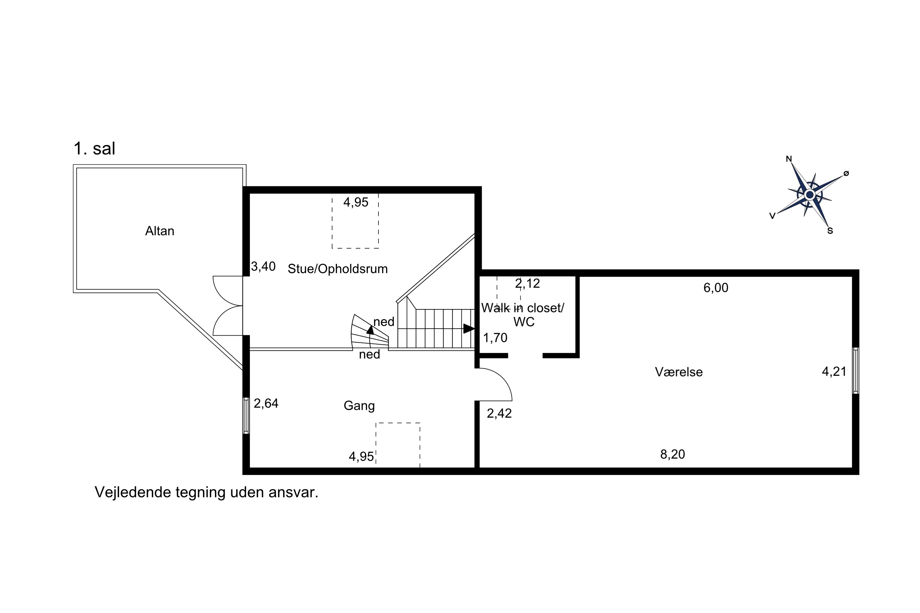Plantegninger billede af Snabevej 2, 8831 Løgstrup