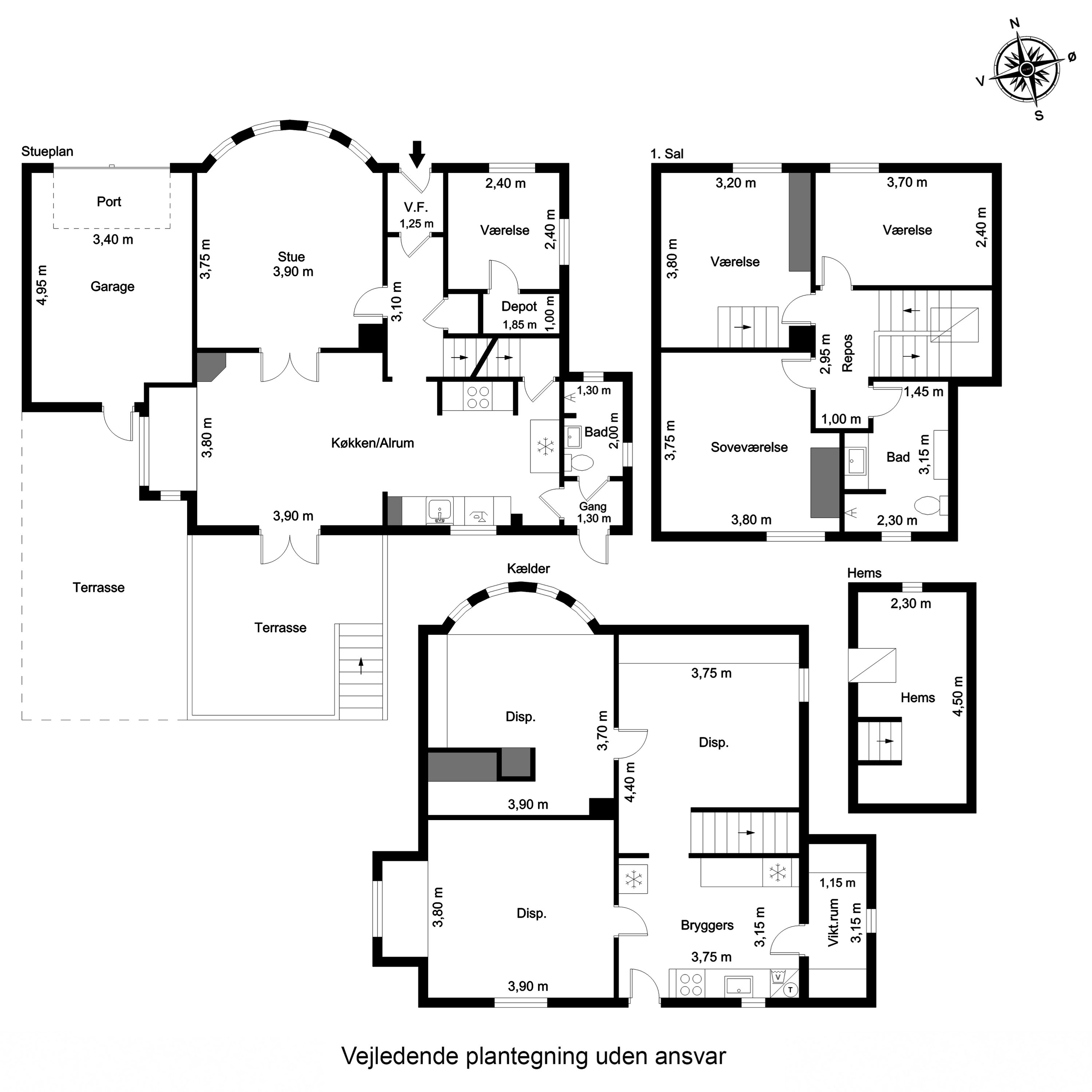 Plantegninger billede af Rolfsgade 152, 6700 Esbjerg