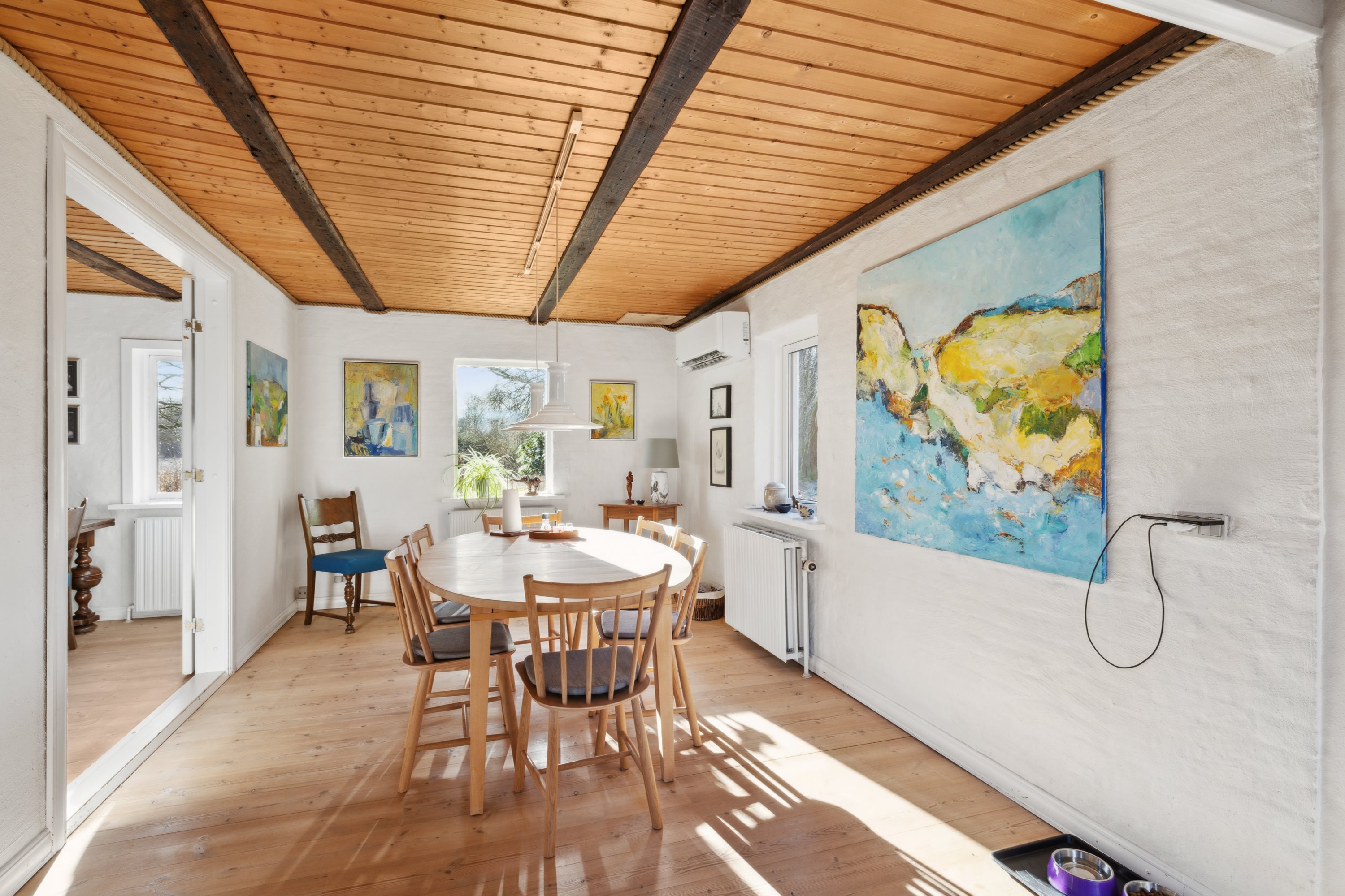 Fremhævet stue billede i fuldskærmstilstand. Billede af Tastumvej 20, Troelstrup, 7850 Stoholm Jyll