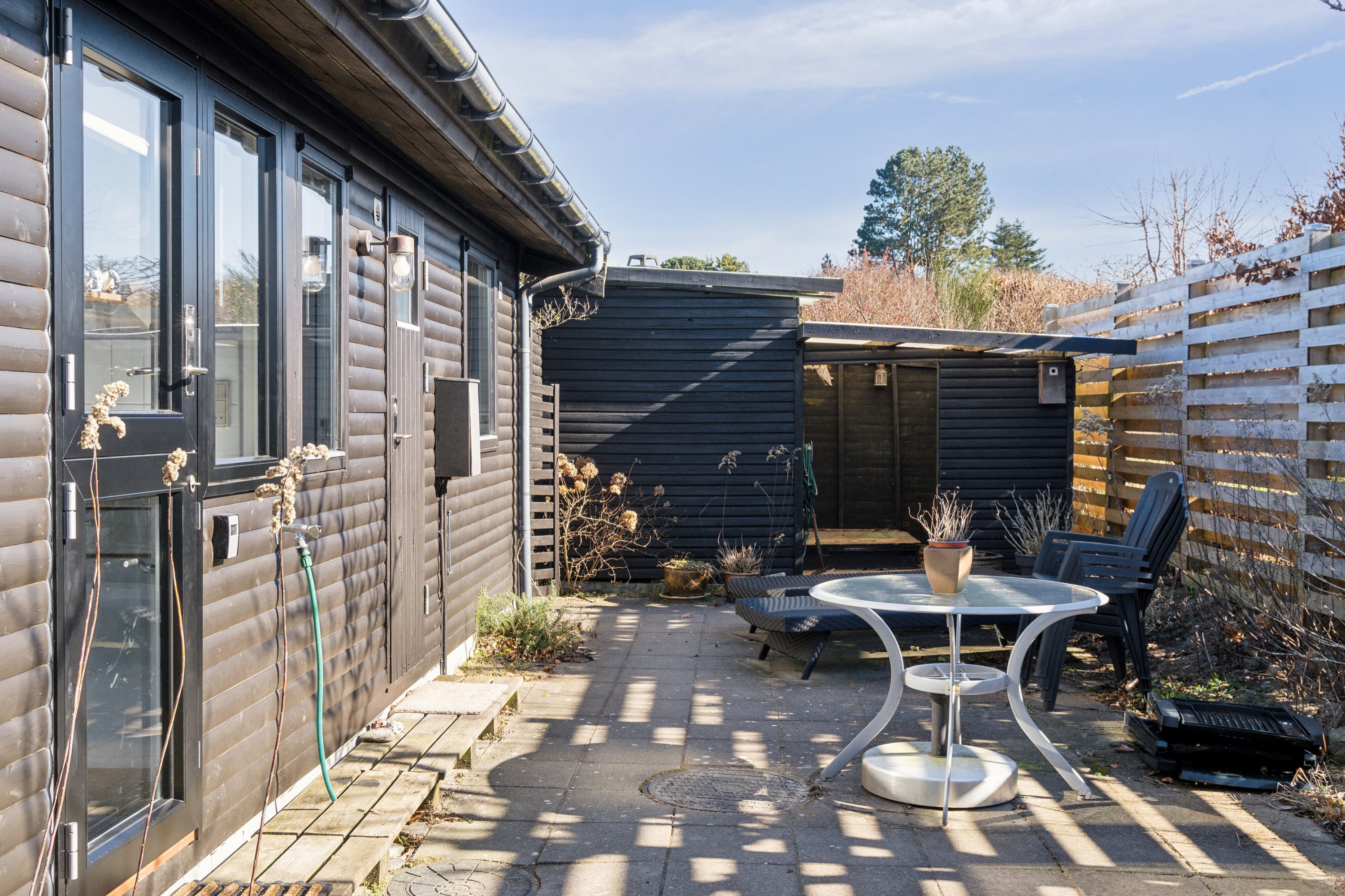 Fremhævet terrasse billede i fuldskærmstilstand. Billede af Mimershøj 2, Veddinge, 4540 Fårevejle