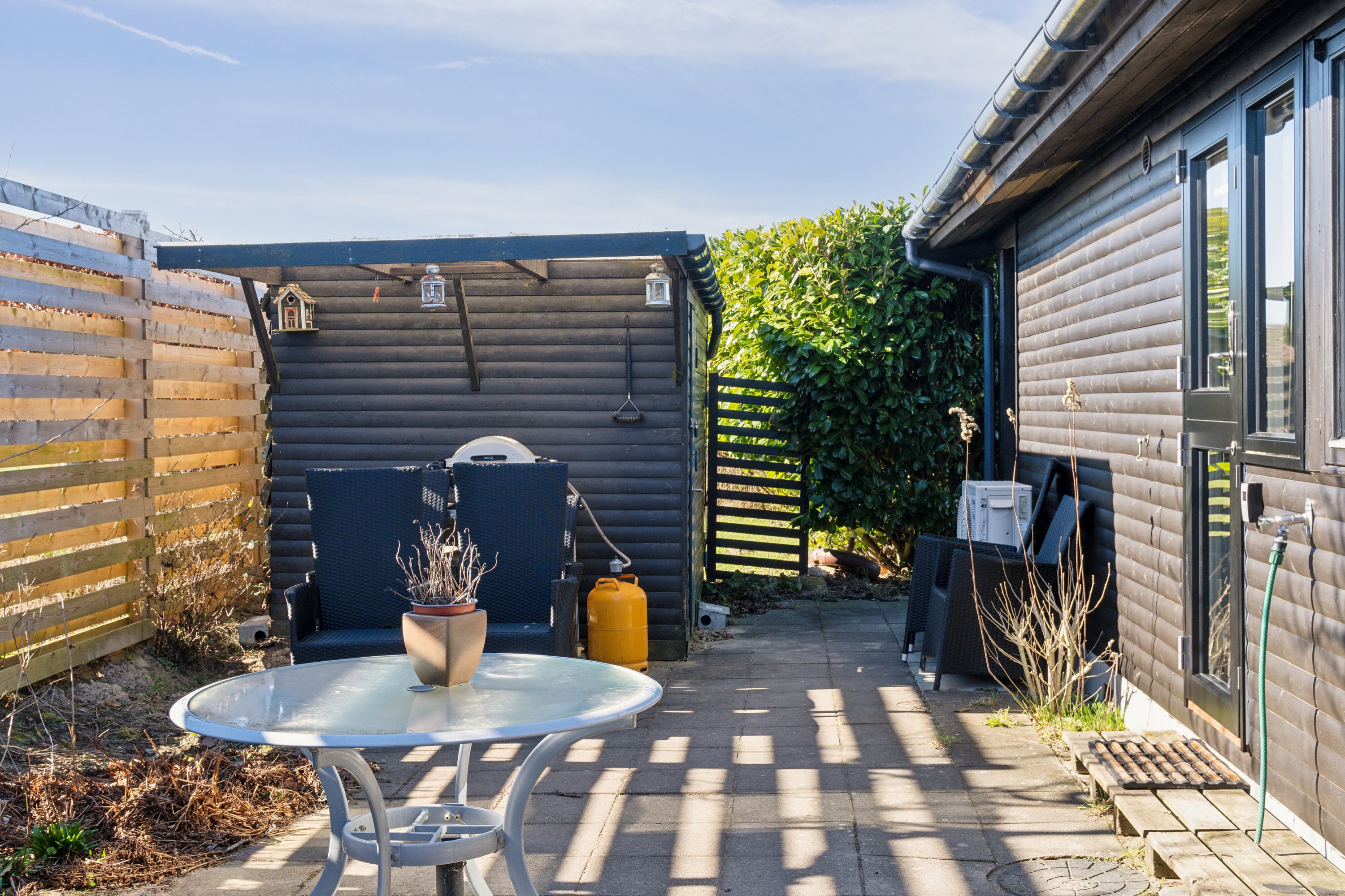 Fremhævet terrasse billede i fuldskærmstilstand. Billede af Mimershøj 2, Veddinge, 4540 Fårevejle