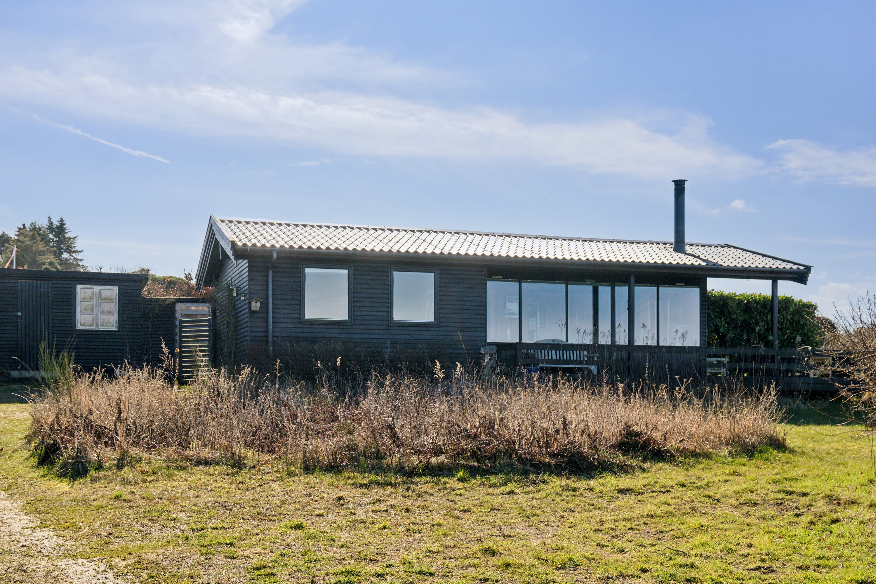 Miniaturebillede 1: set fra haven. Billede af Mimershøj 2, Veddinge, 4540 Fårevejle