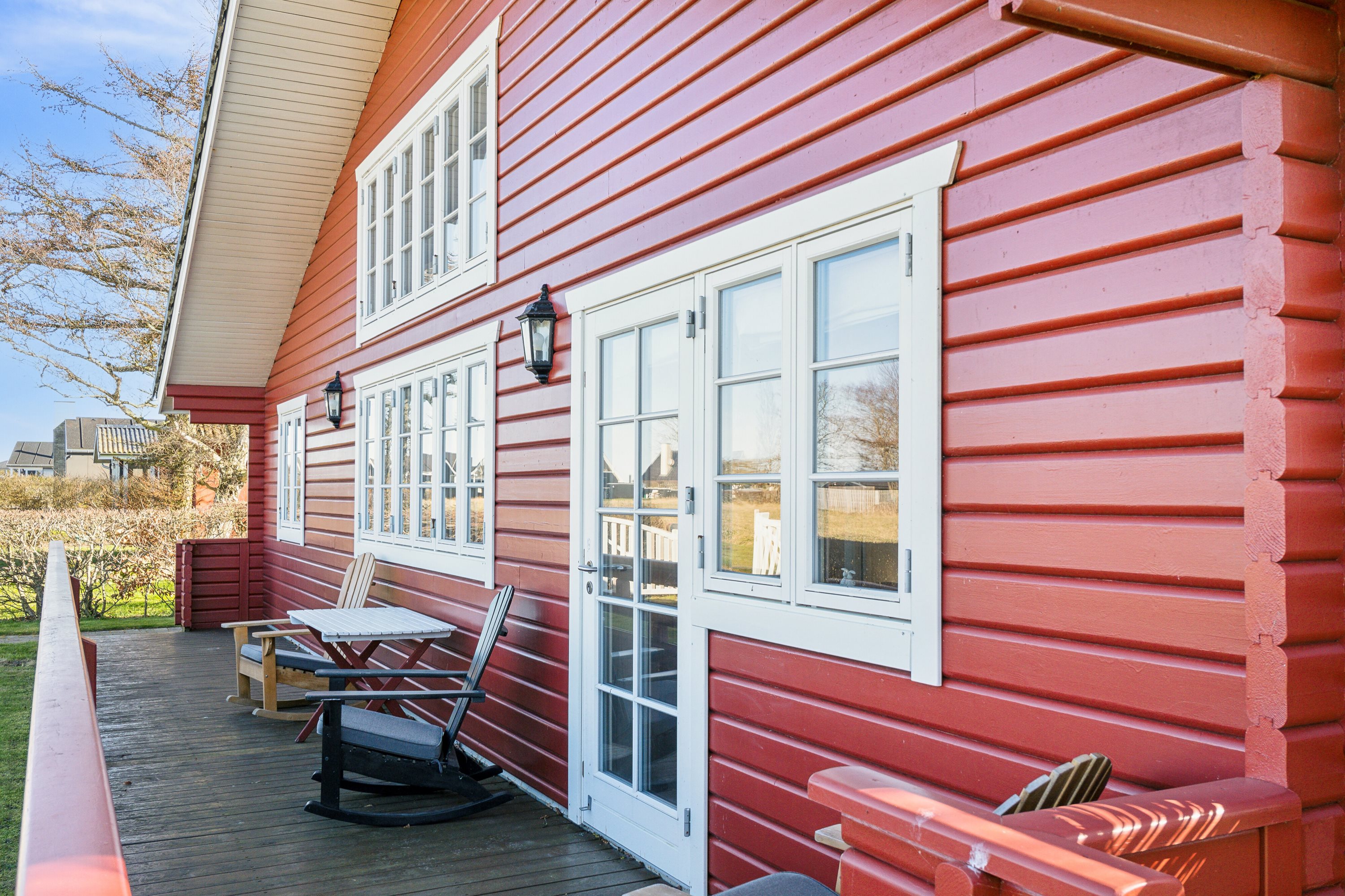 Fremhævet terrasse billede i fuldskærmstilstand. Billede af Præstegyden 1, Kristiansminde, 5450 Otterup