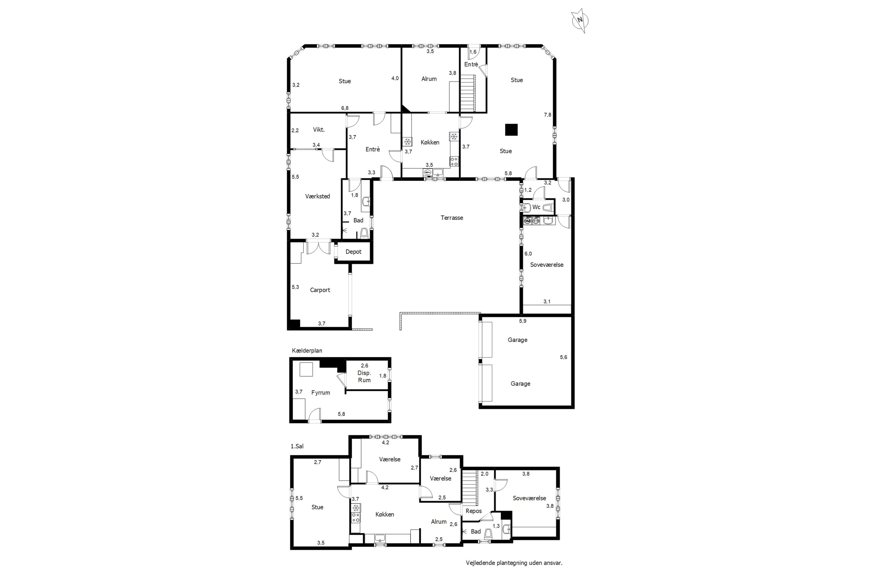 Plantegninger billede af Hornelund 3, Horne, 6800 Varde