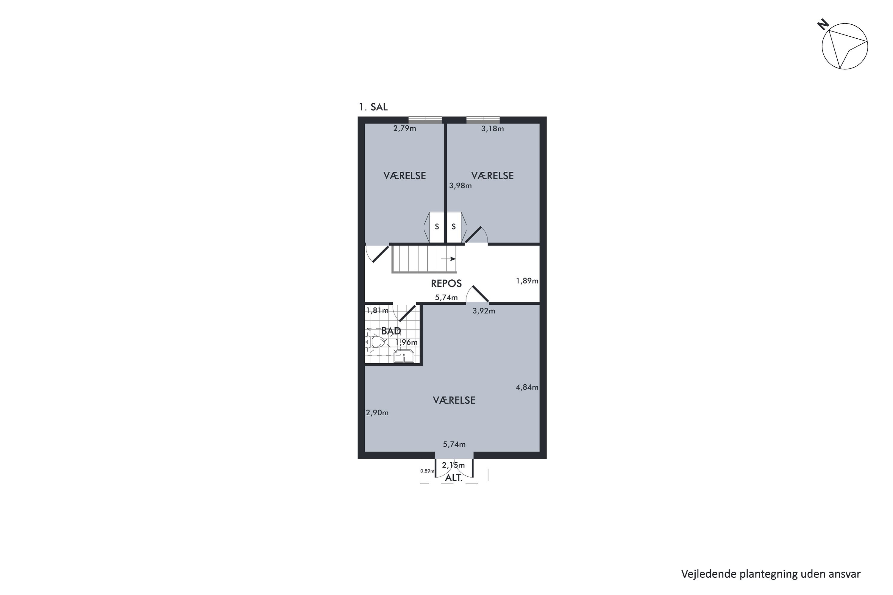 Plantegninger billede af Lykkevej 40, Hundslev, 6440 Augustenborg