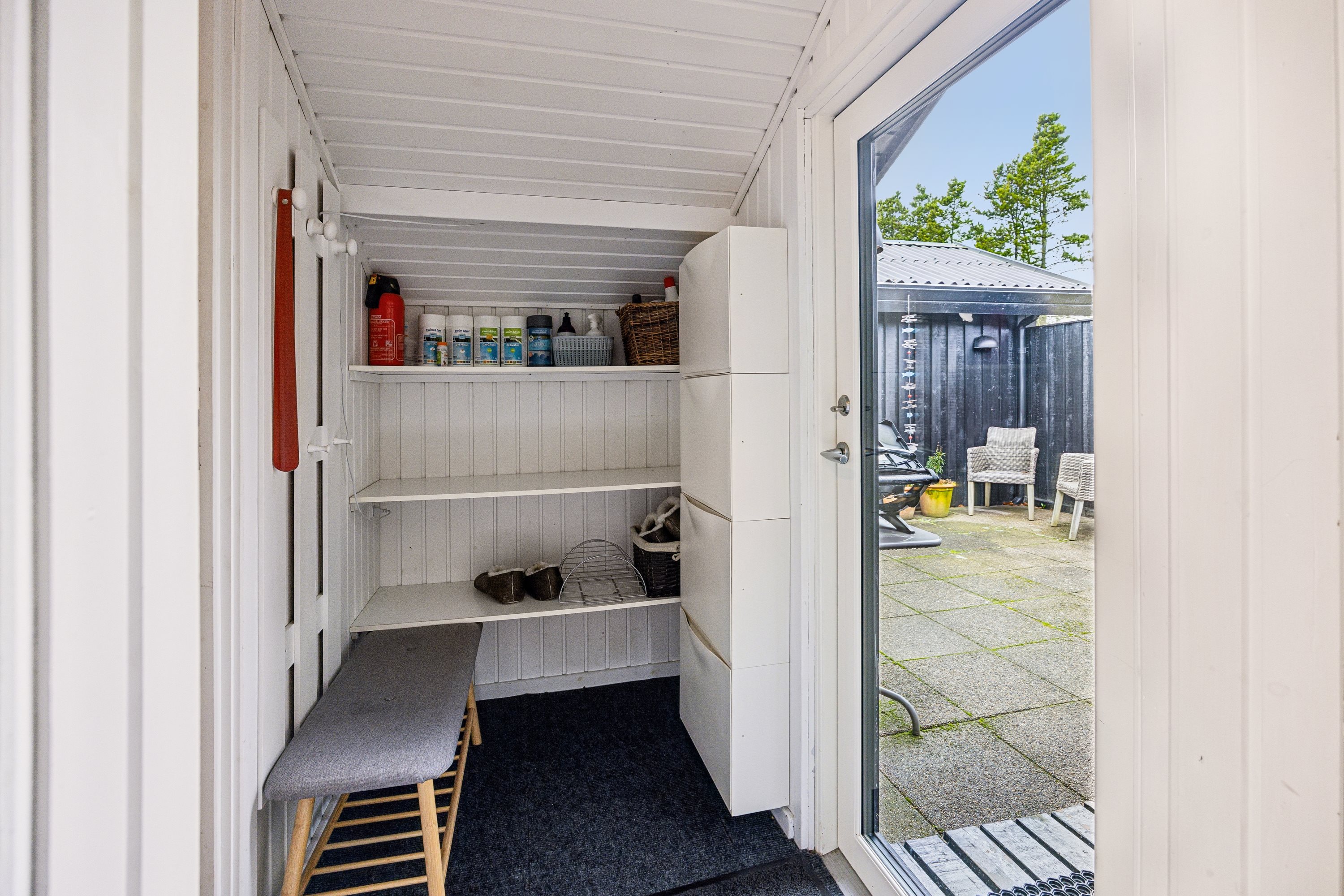 Fremhævet trappe billede i fuldskærmstilstand. Billede af Grævlingevej 6, Krogen, 9460 Brovst