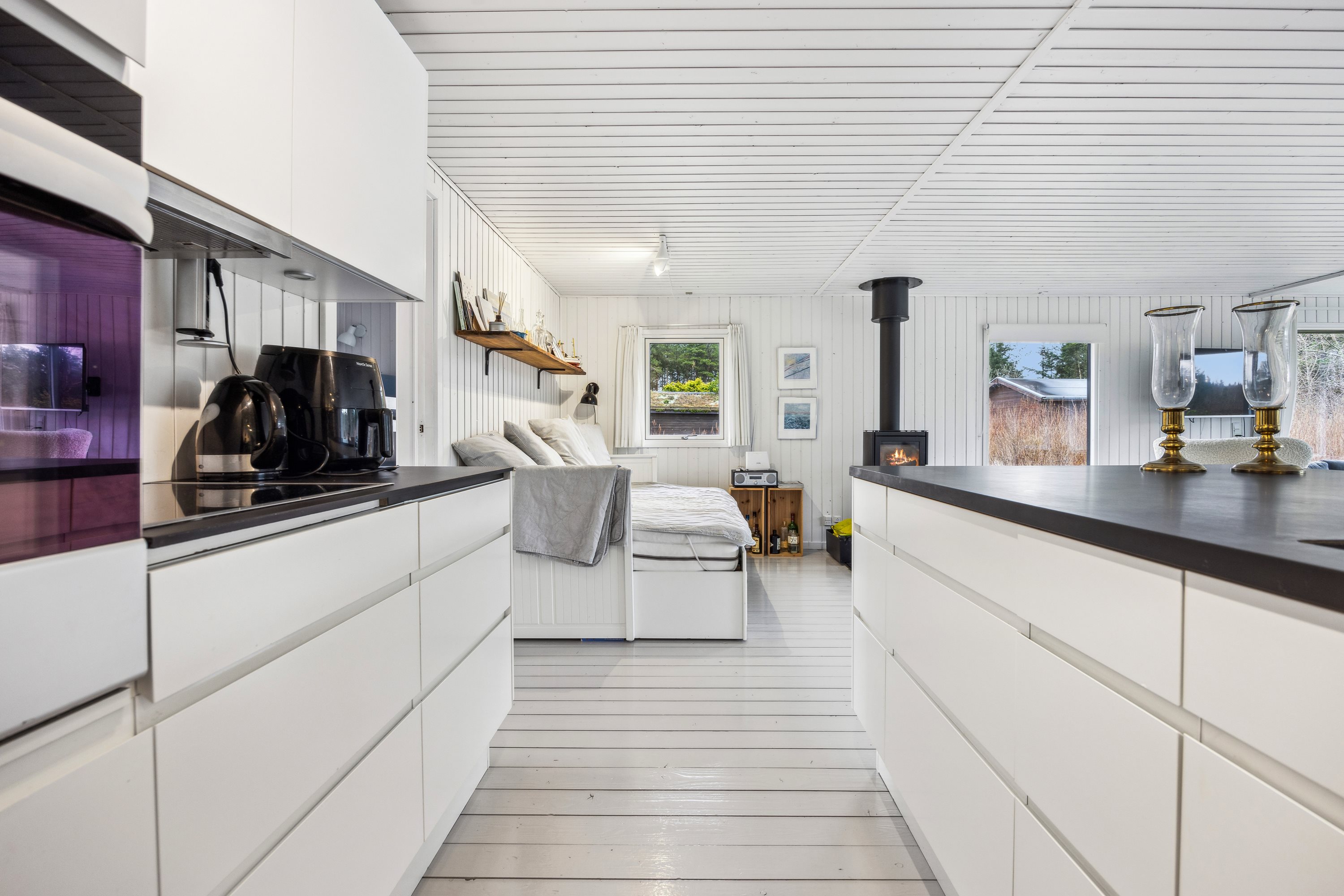 Fremhævet køkken billede i fuldskærmstilstand. Billede af Grævlingevej 6, Krogen, 9460 Brovst