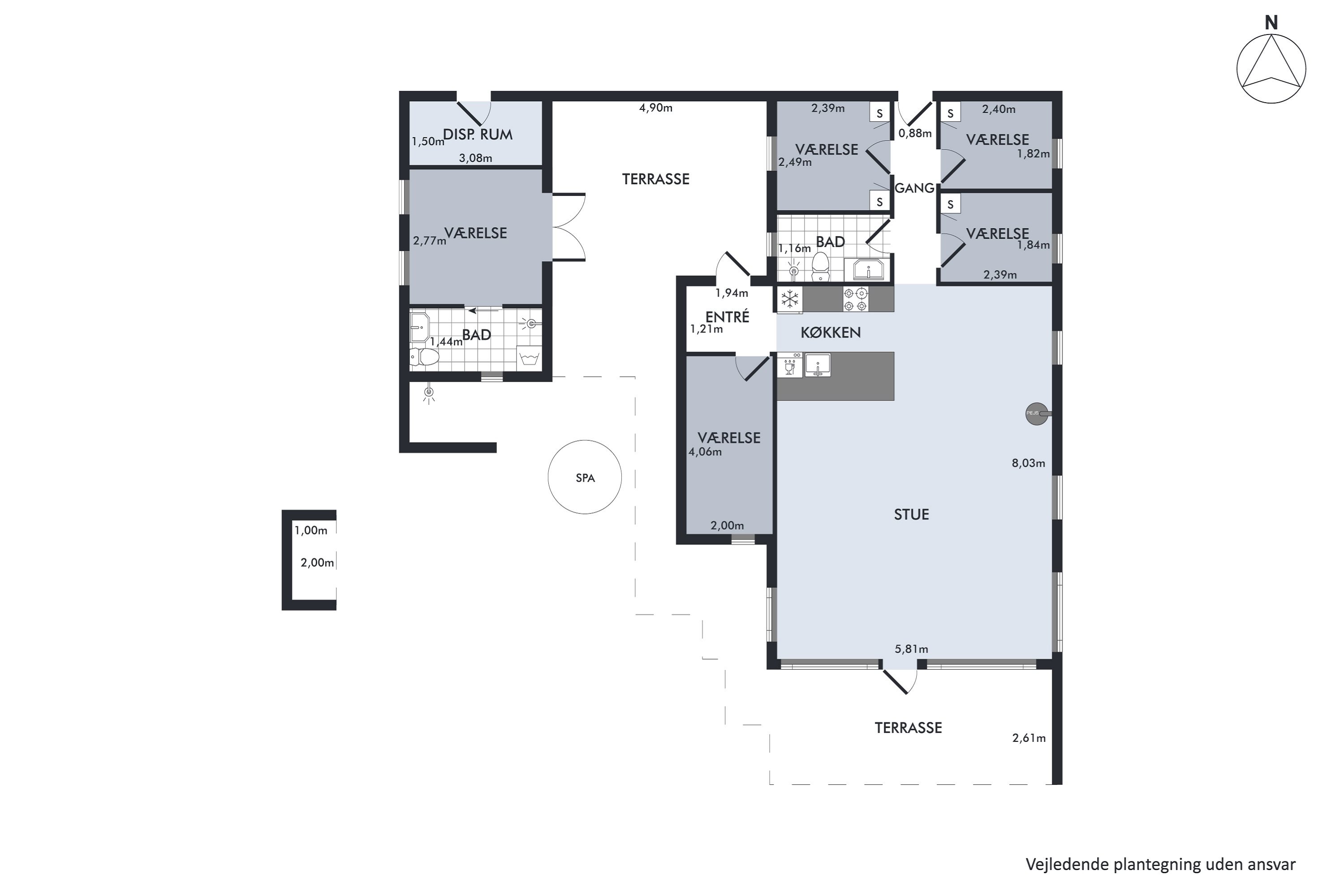 Plantegninger billede af Grævlingevej 6, Krogen, 9460 Brovst