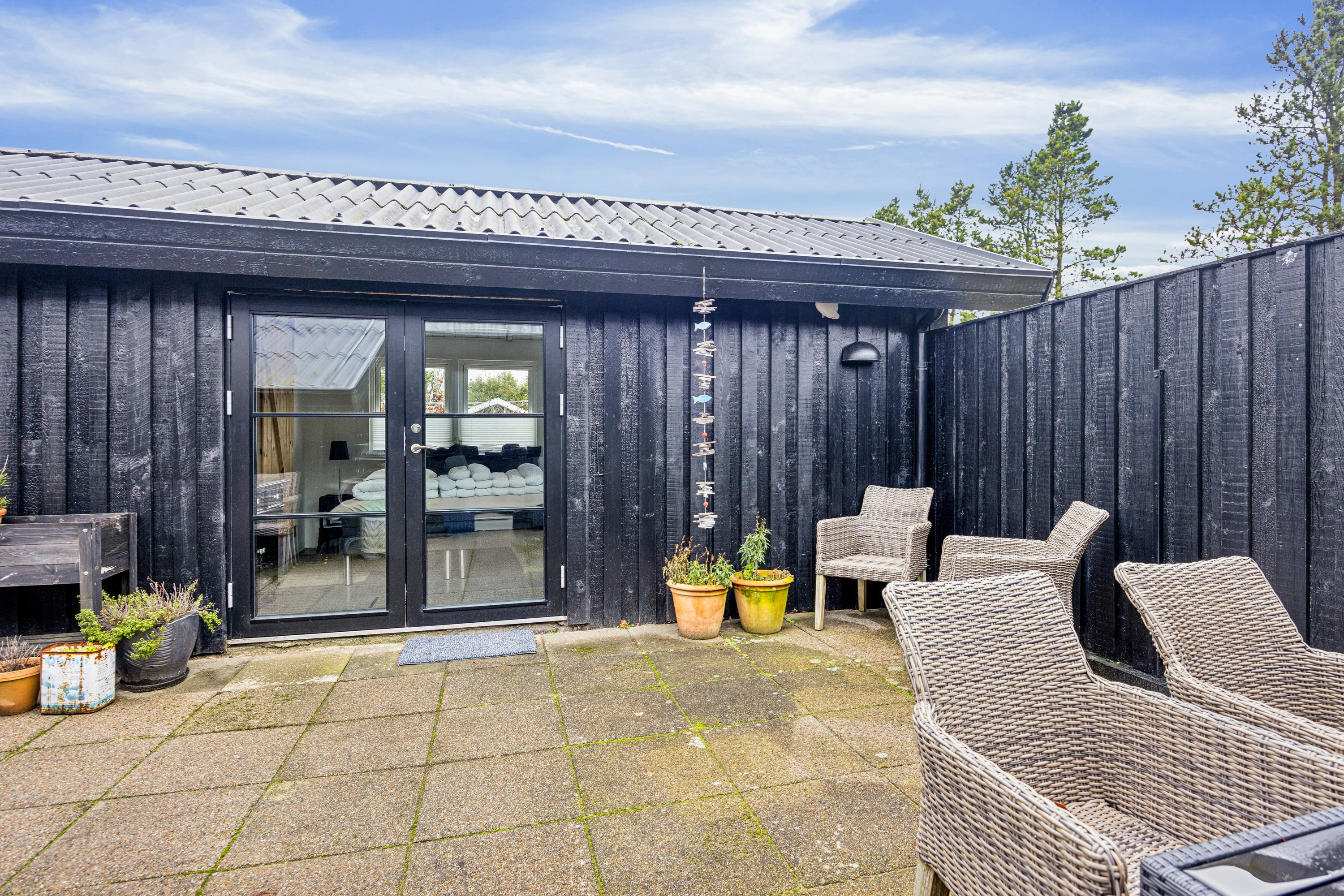 Fremhævet terrasse billede i fuldskærmstilstand. Billede af Grævlingevej 6, Krogen, 9460 Brovst