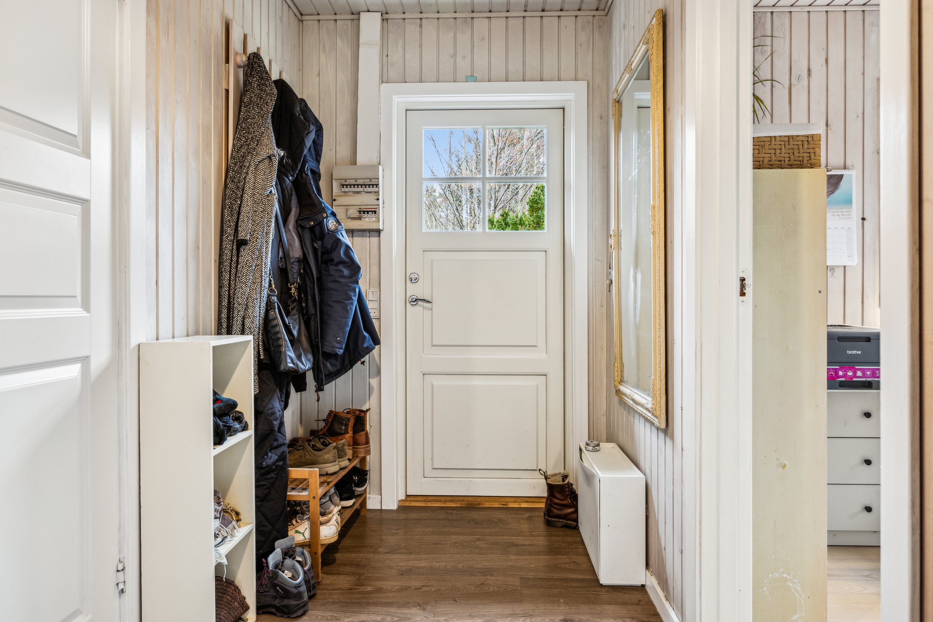 Fremhævet gang billede i fuldskærmstilstand. Billede af Grævlingevej 22, Krogen, 9460 Brovst