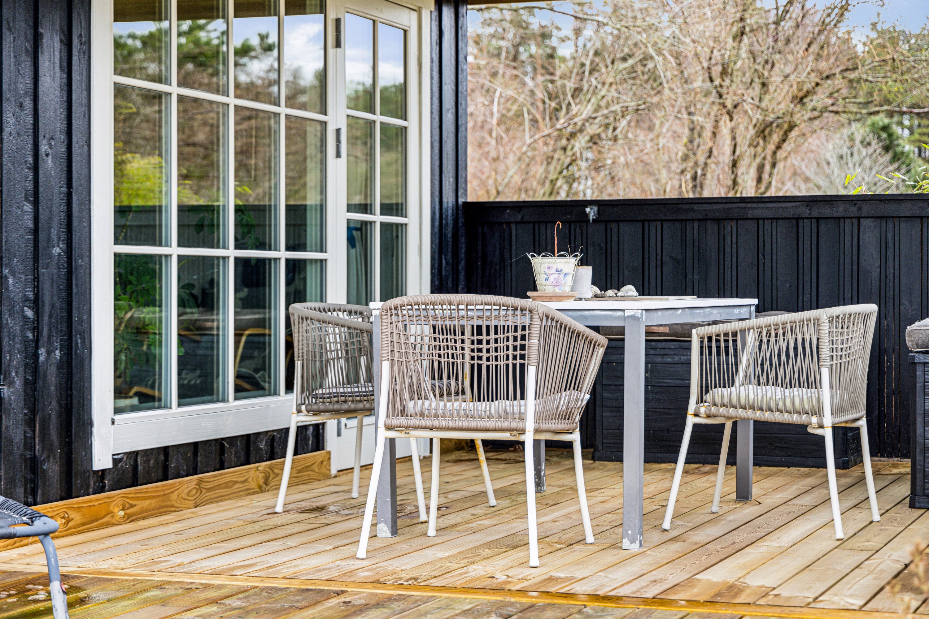 Fremhævet terrasse billede i fuldskærmstilstand. Billede af Grævlingevej 22, Krogen, 9460 Brovst