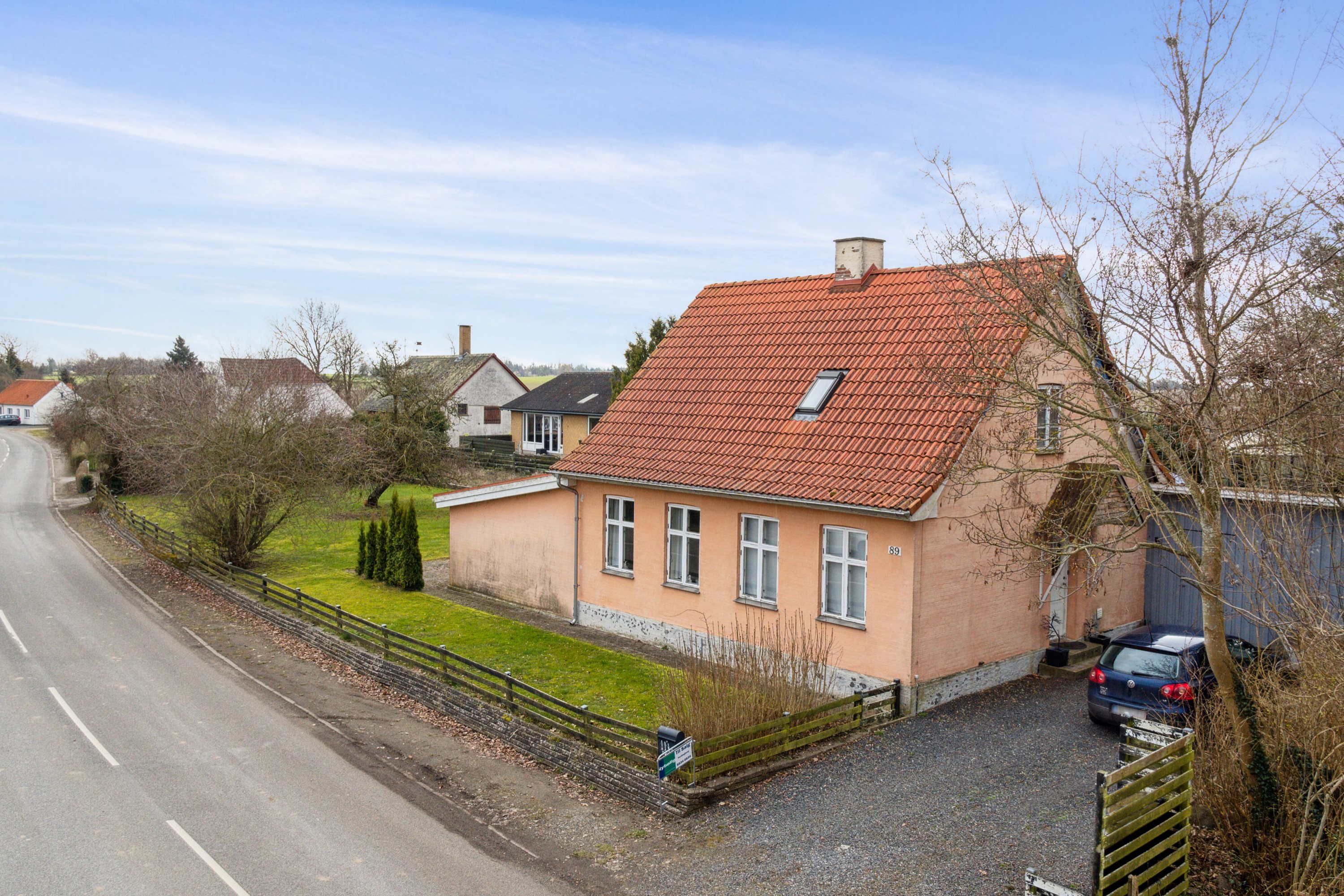 Fremhævet set fra vejen billede i fuldskærmstilstand. Billede af Viemose Gade 89, 4771 Kalvehave