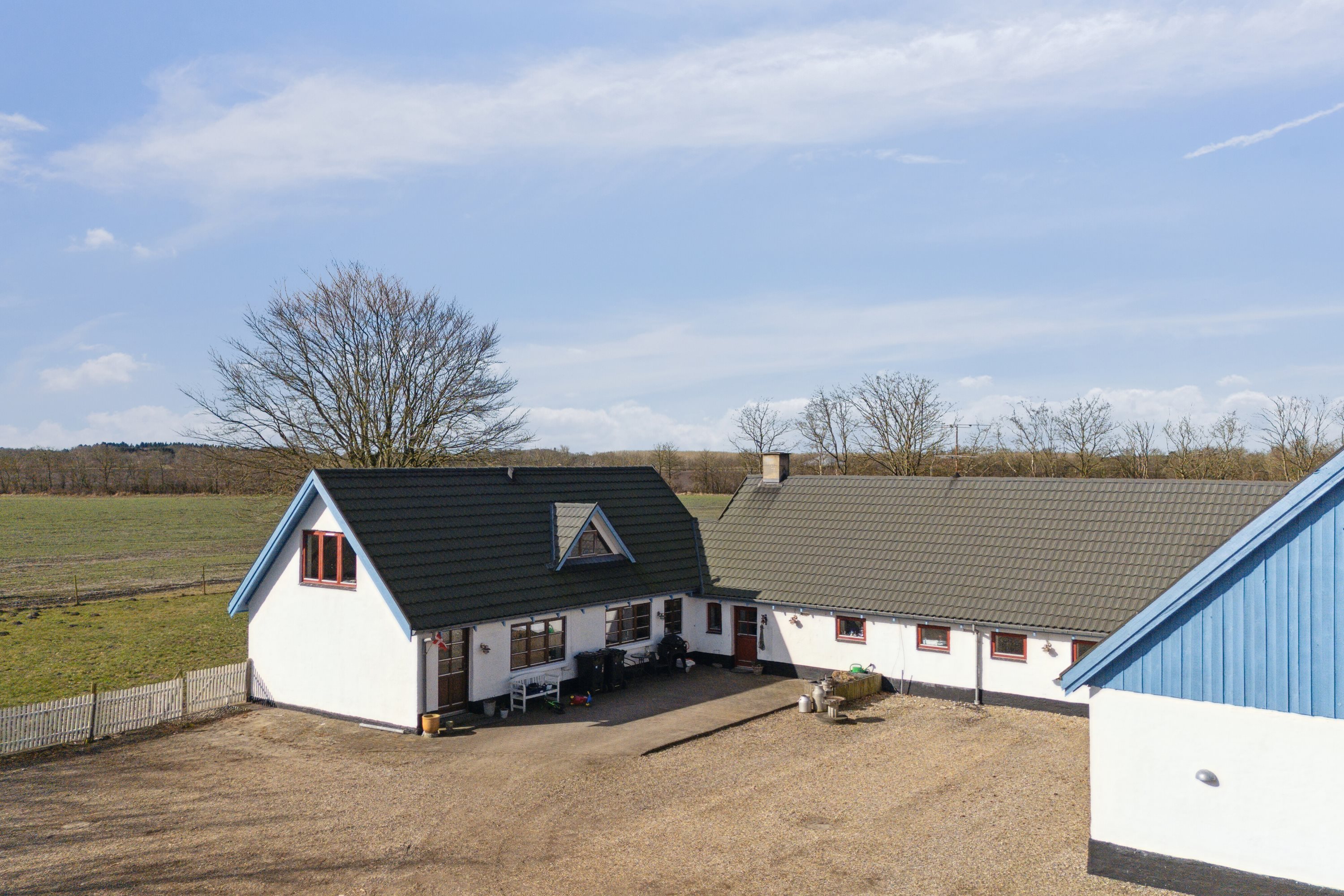 Fremhævet udendørs billede i fuldskærmstilstand. Billede af Ruskærvej 23, Ilskov, 7451 Sunds