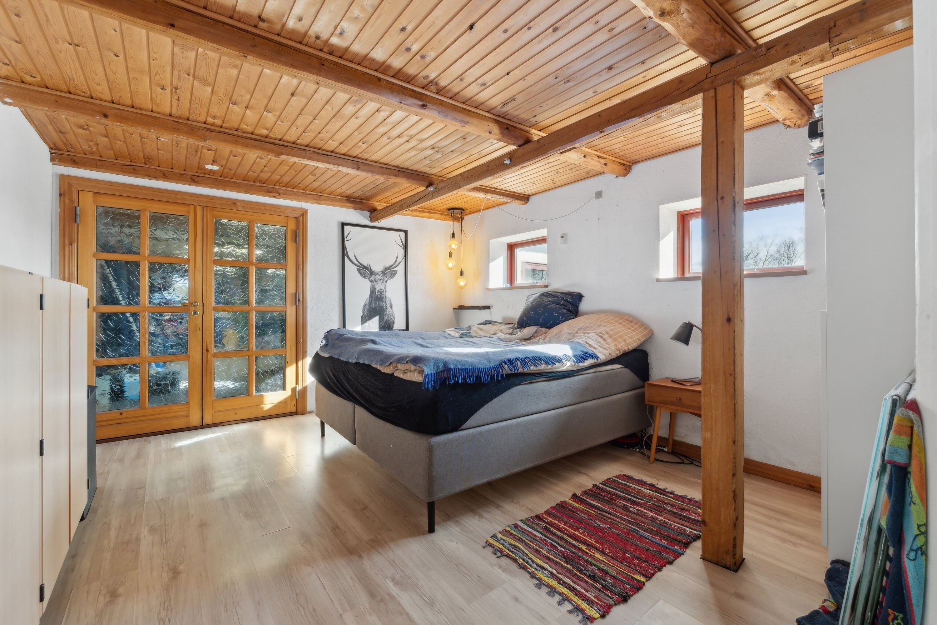 Fremhævet soveværelse billede i fuldskærmstilstand. Billede af Ruskærvej 23, Ilskov, 7451 Sunds