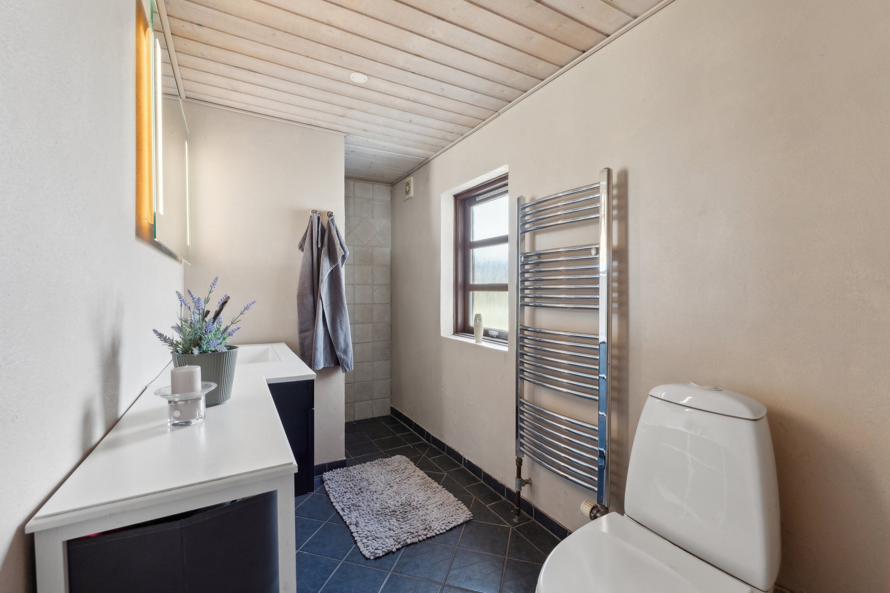 Fremhævet badeværelse billede i fuldskærmstilstand. Billede af Ruskærvej 23, Ilskov, 7451 Sunds