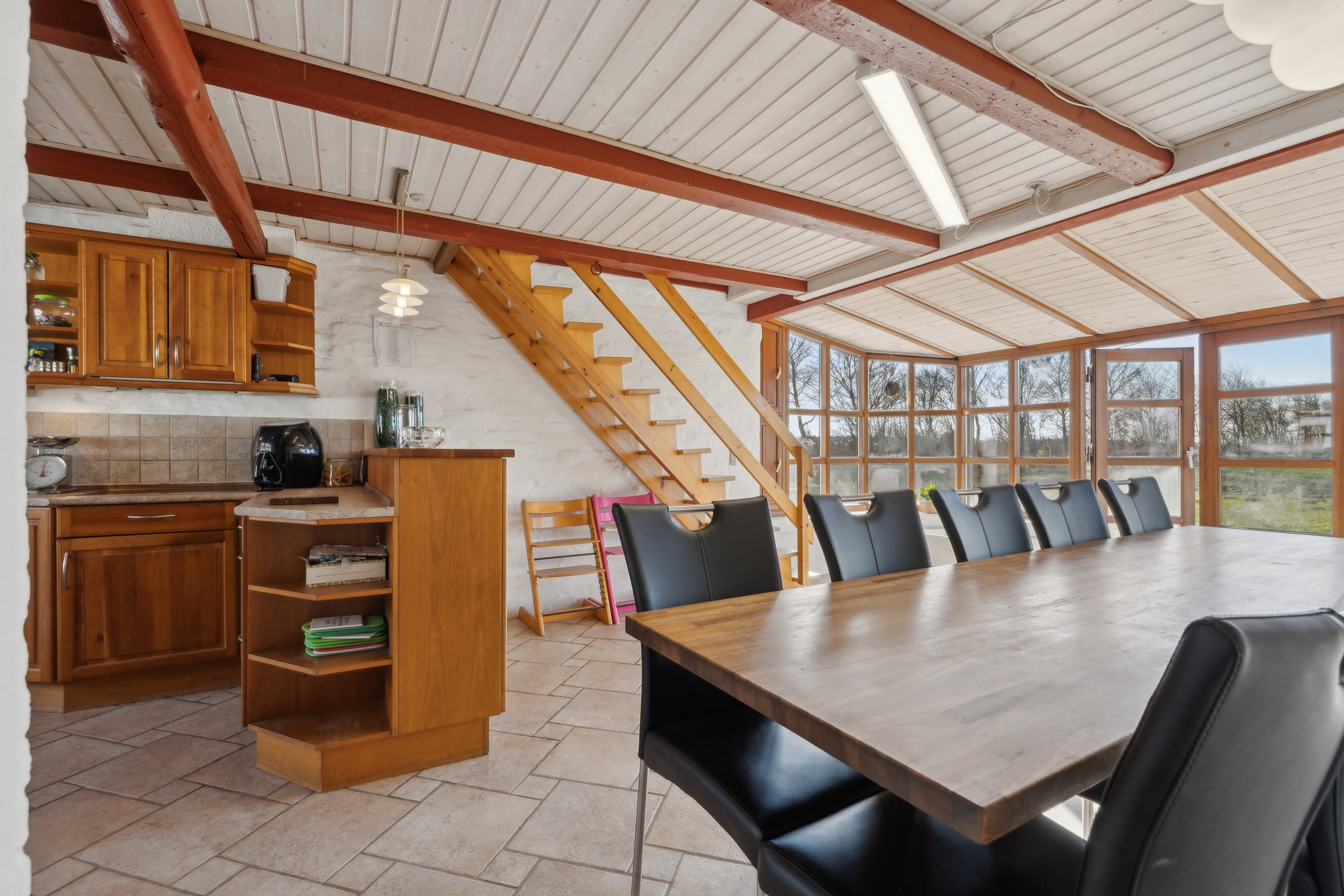 Fremhævet spisestue billede i fuldskærmstilstand. Billede af Ruskærvej 23, Ilskov, 7451 Sunds