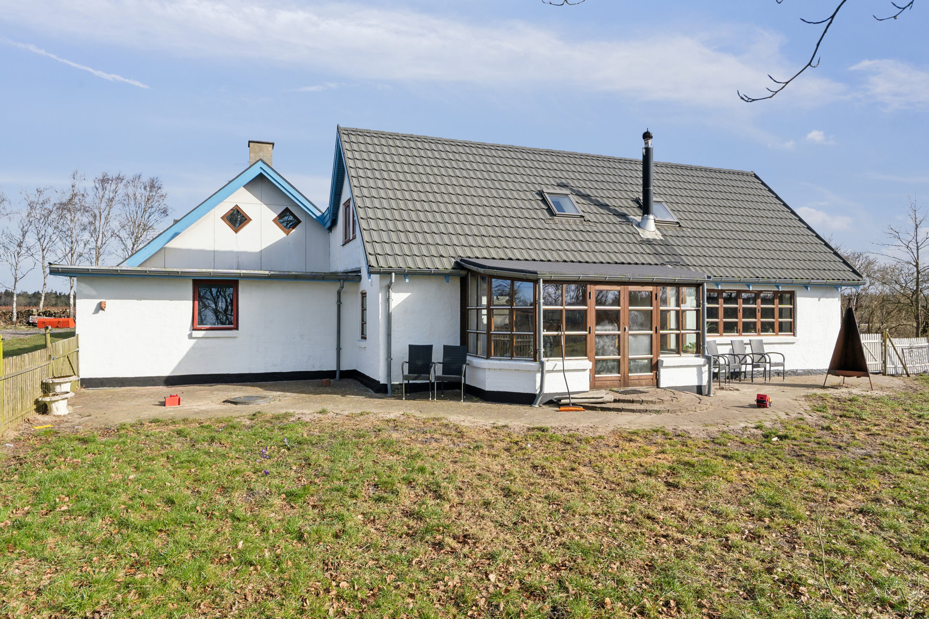 Fremhævet udendørs billede i fuldskærmstilstand. Billede af Ruskærvej 23, Ilskov, 7451 Sunds