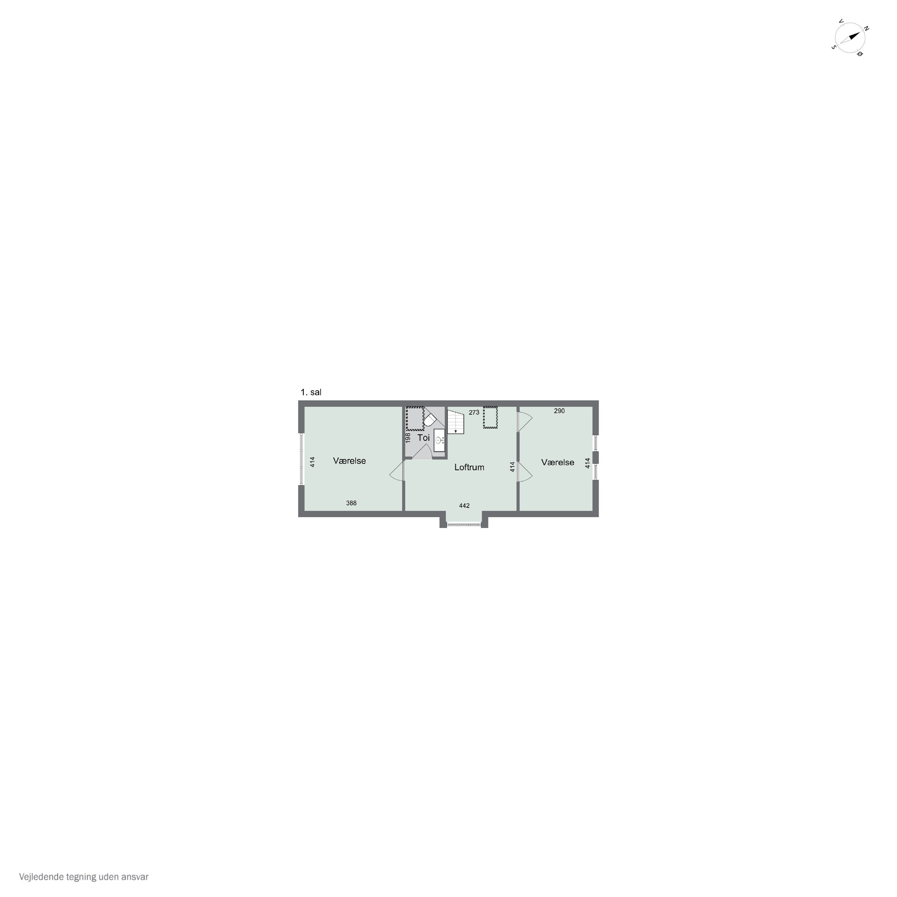 Plantegninger billede af Ruskærvej 23, Ilskov, 7451 Sunds