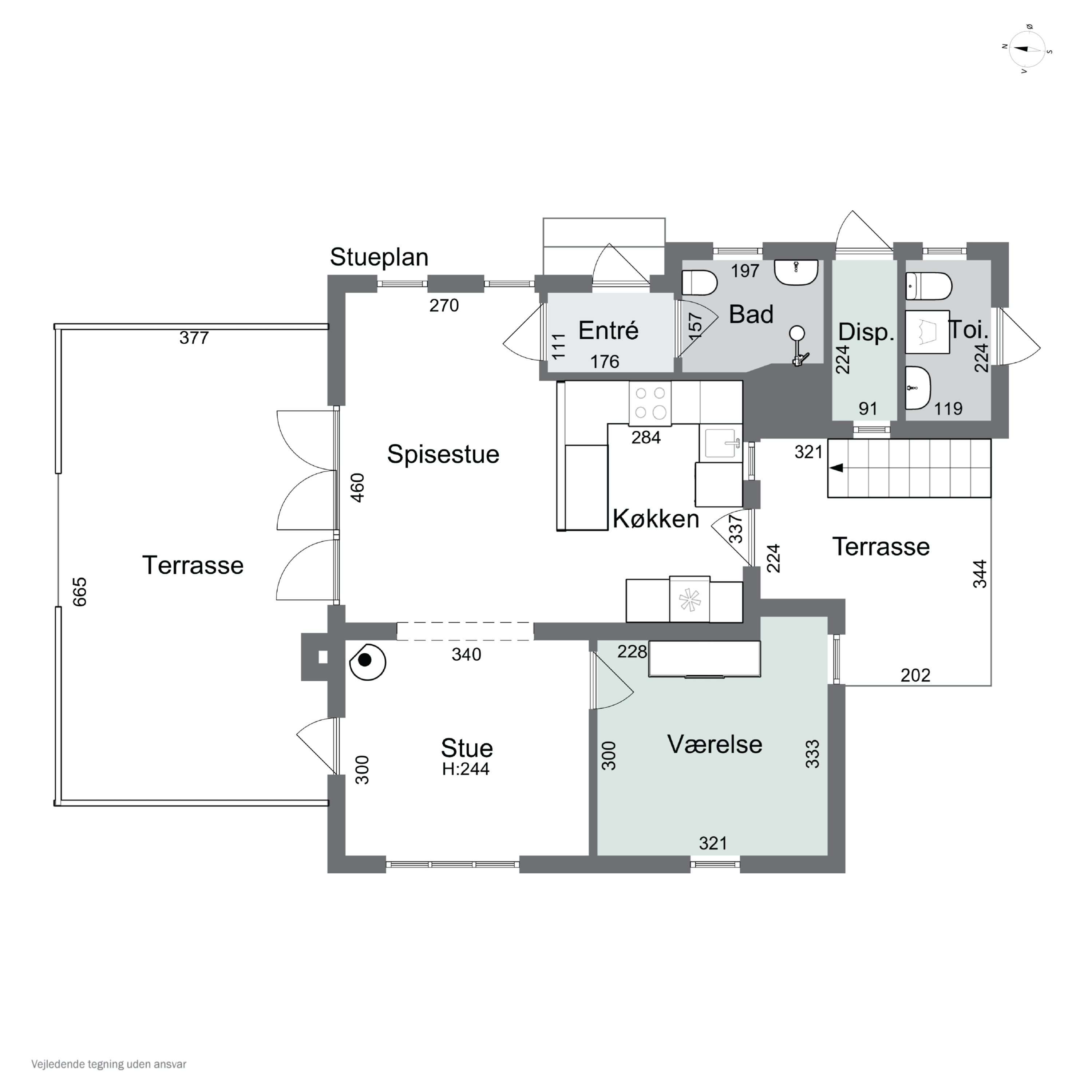 Plantegninger billede af Myrevej 5B, Balka, 3730 Nexø
