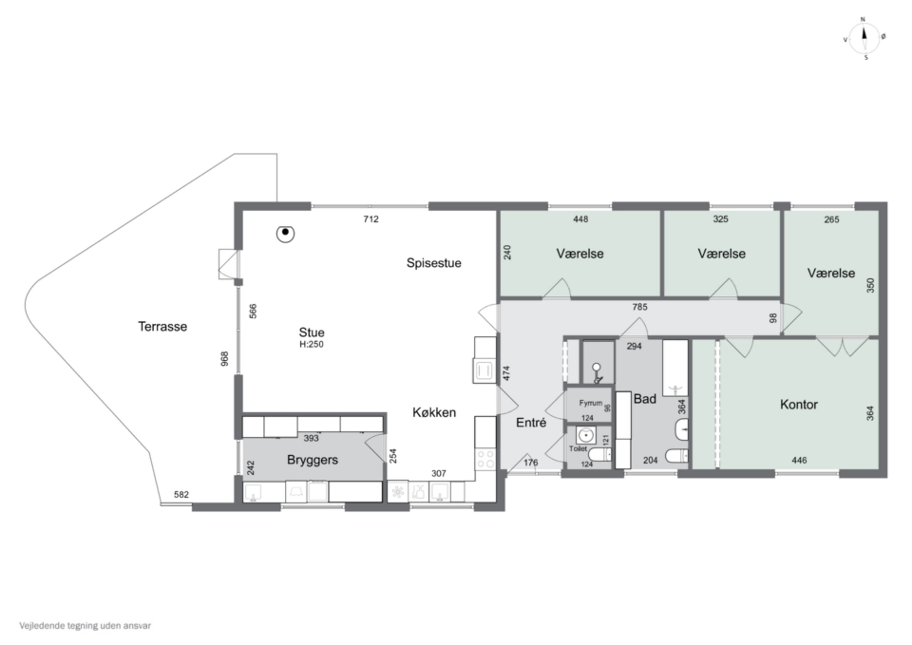 Plantegninger billede af Paradis Alle 20, Ramløse, 3200 Helsinge