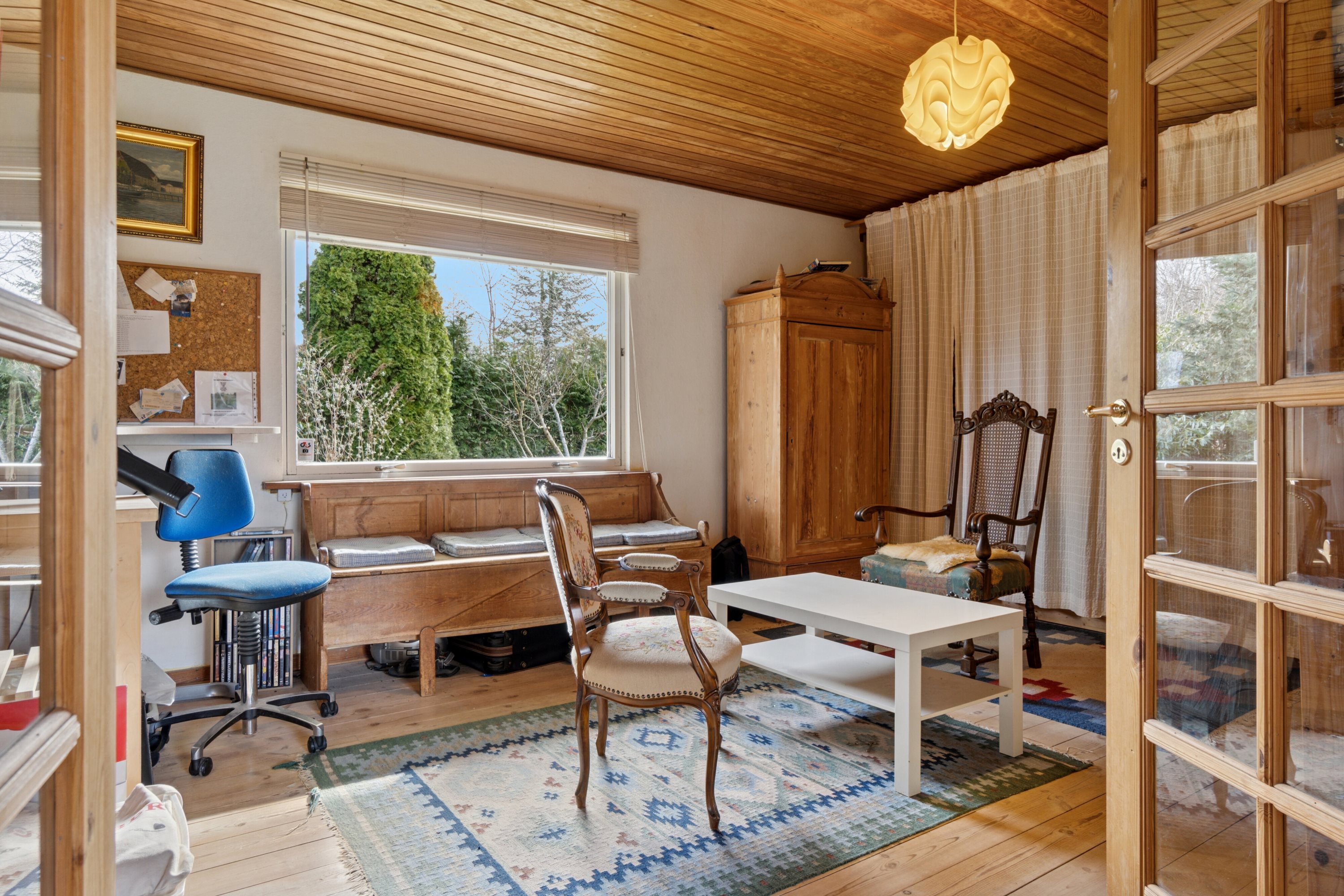 Fremhævet stue billede i fuldskærmstilstand. Billede af Paradis Alle 20, Ramløse, 3200 Helsinge