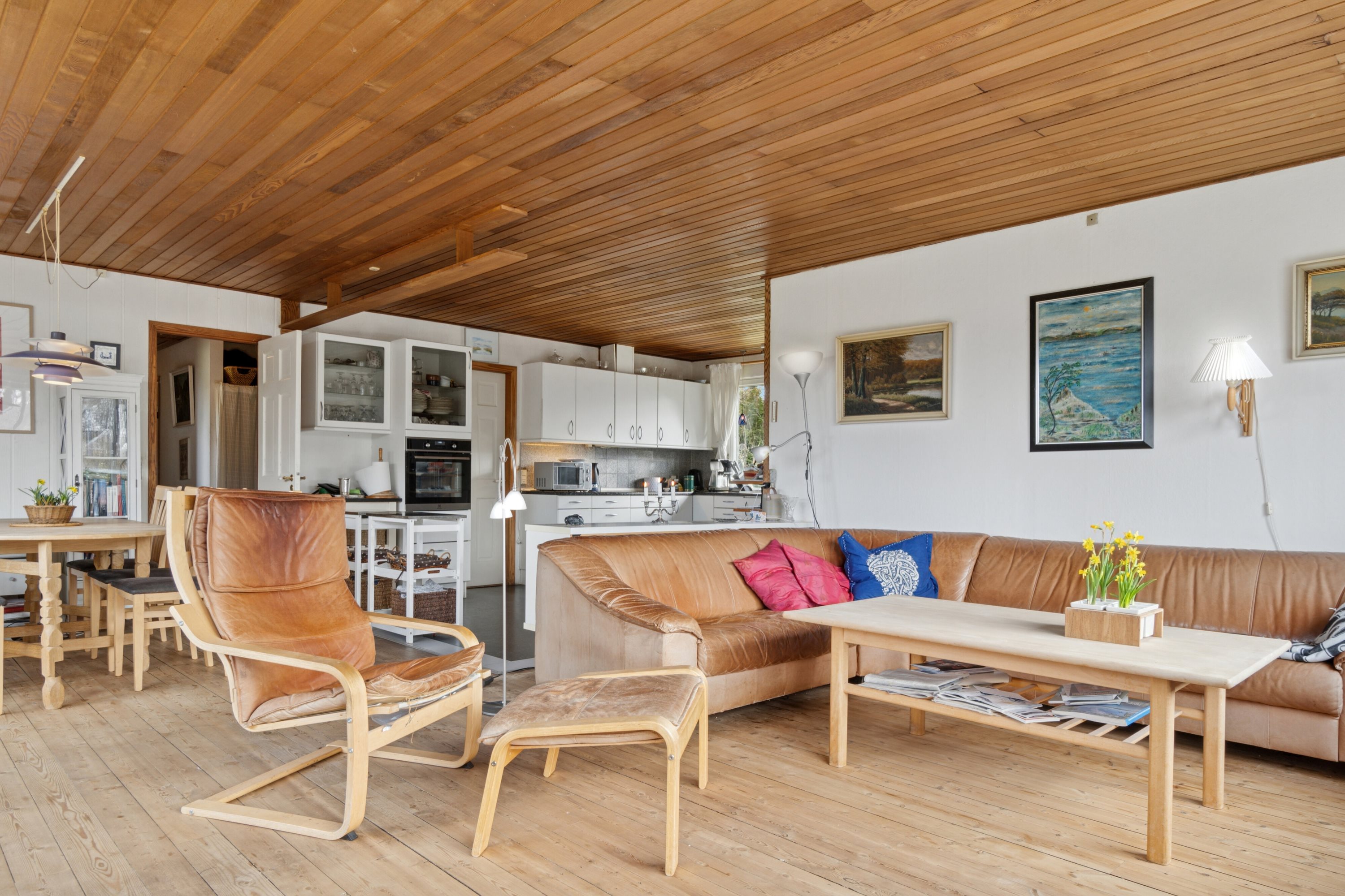 Fremhævet stue billede i fuldskærmstilstand. Billede af Paradis Alle 20, Ramløse, 3200 Helsinge