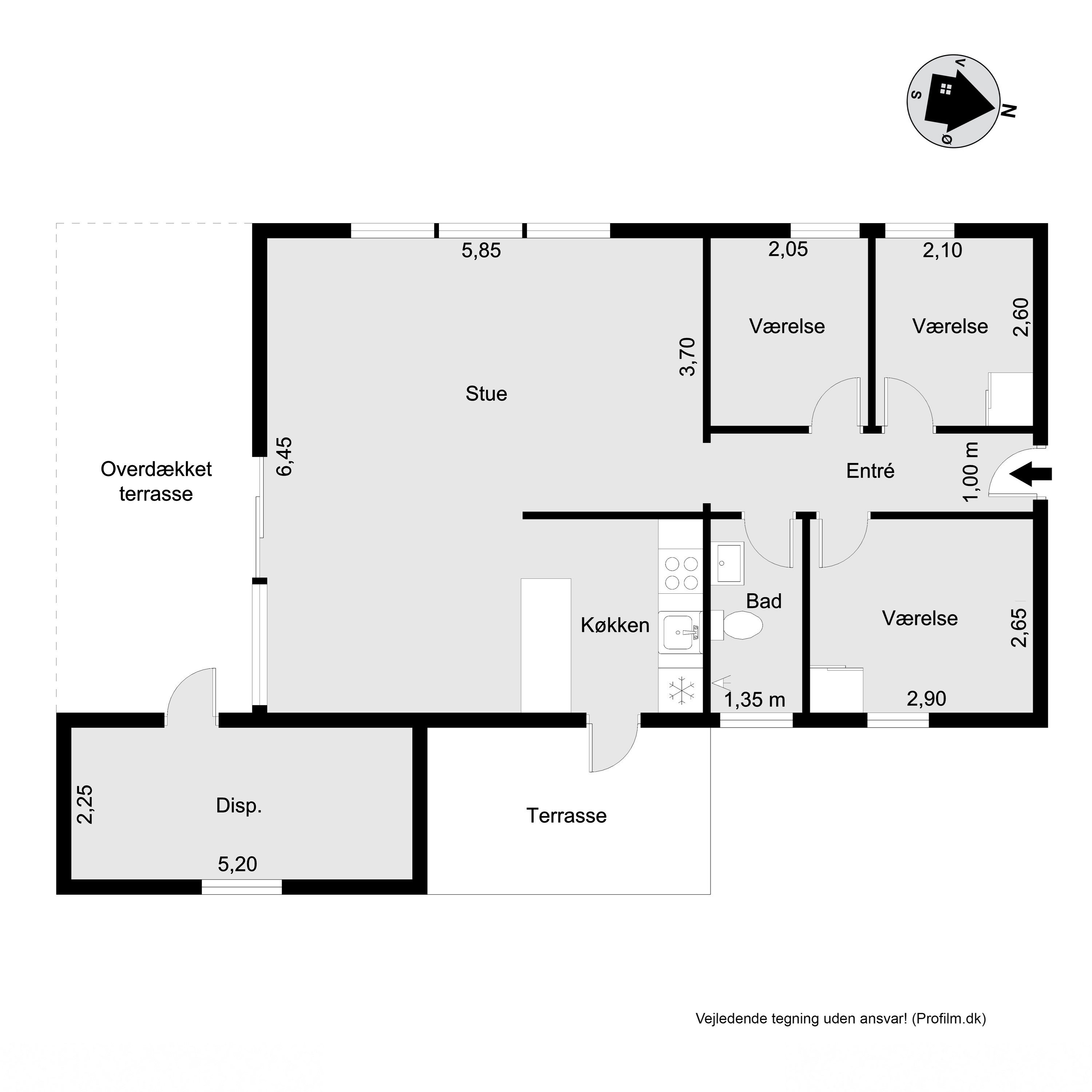 Plantegninger billede af Karl Frandsens Vej 5, Kulhuse, 3630 Jægerspris
