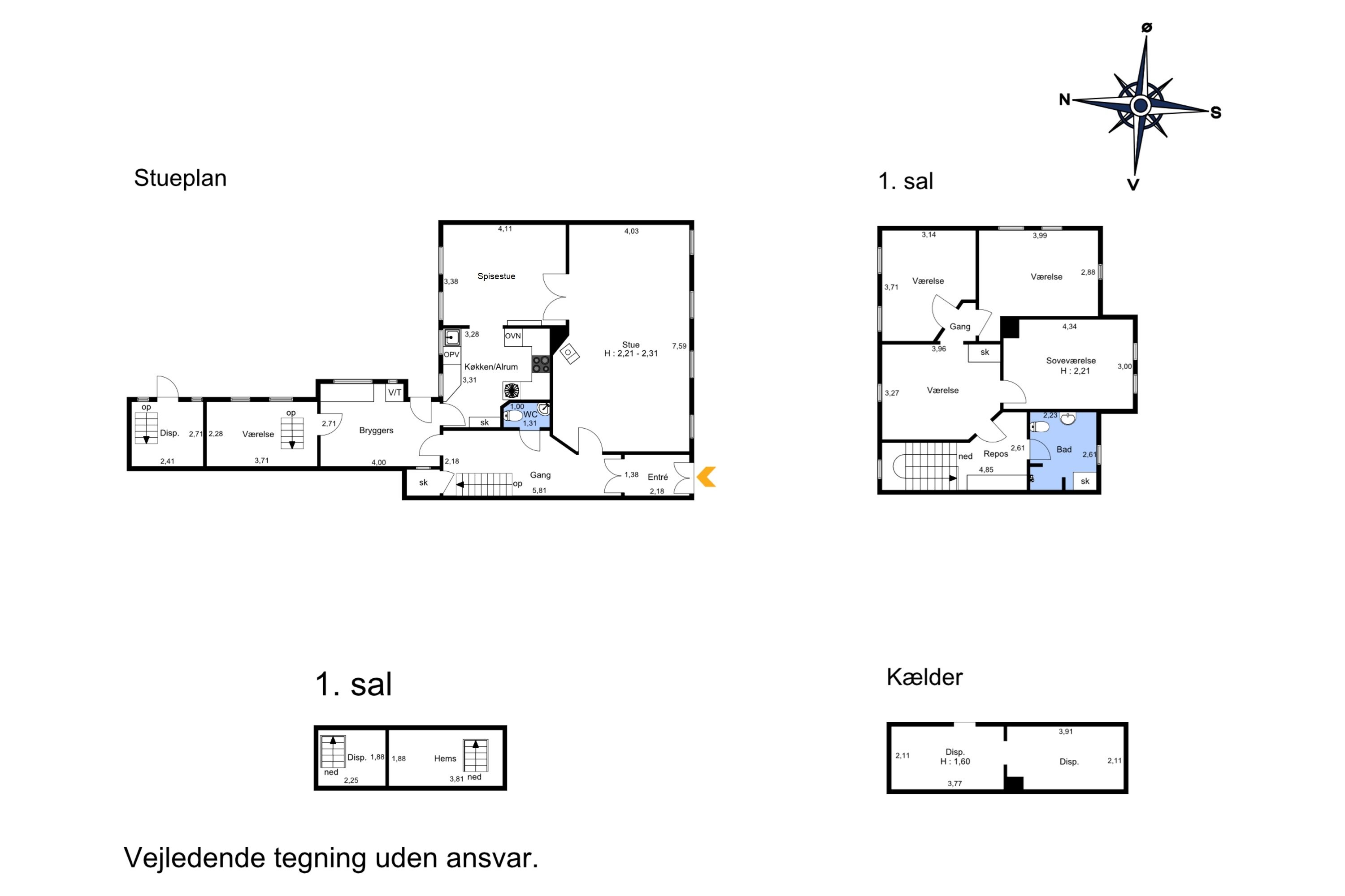 Plantegninger billede af Ladegårdsgade 5, 5610 Assens