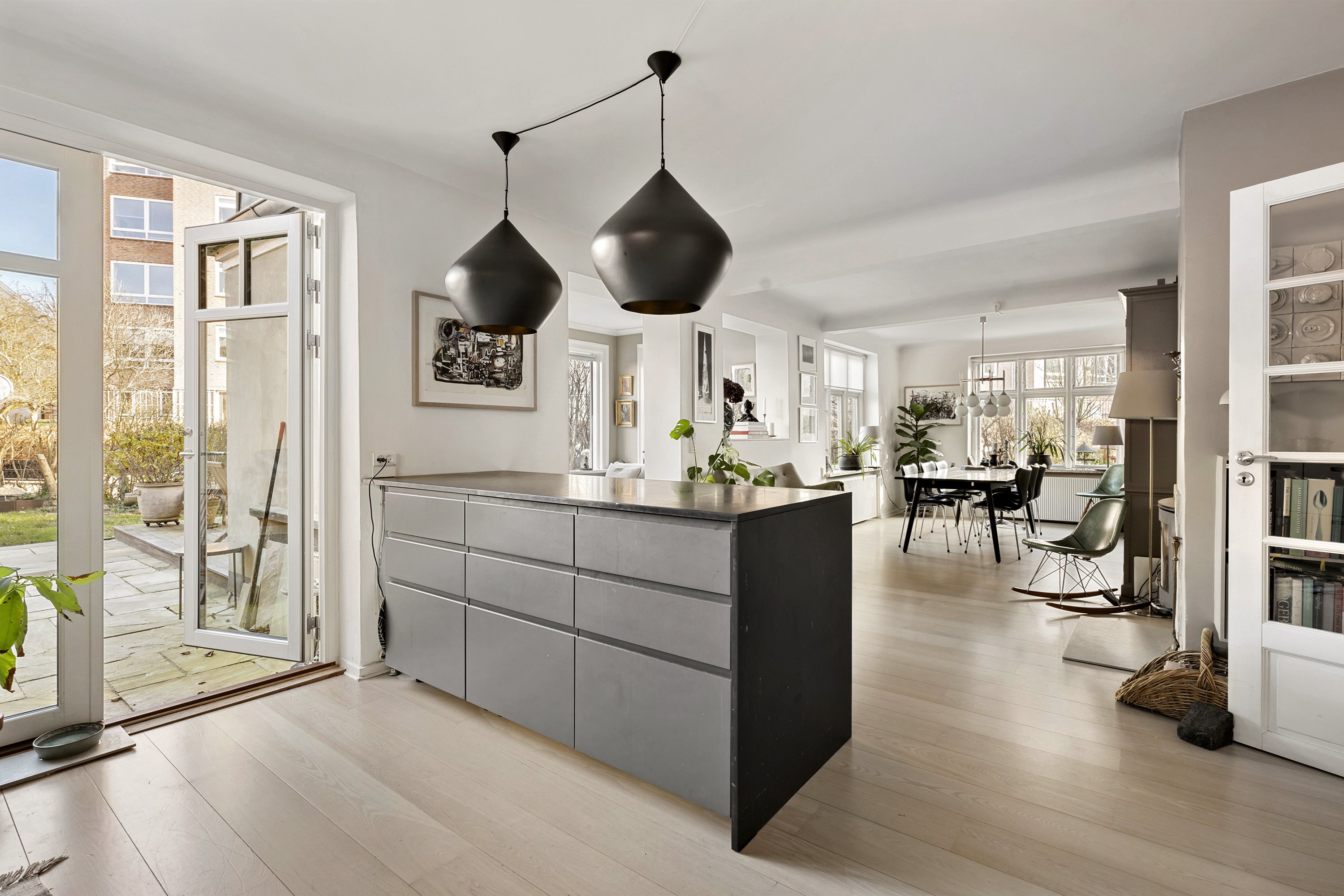 Miniaturebillede 2: køkken. Billede af Skovvej 7, st.., 2930 Klampenborg