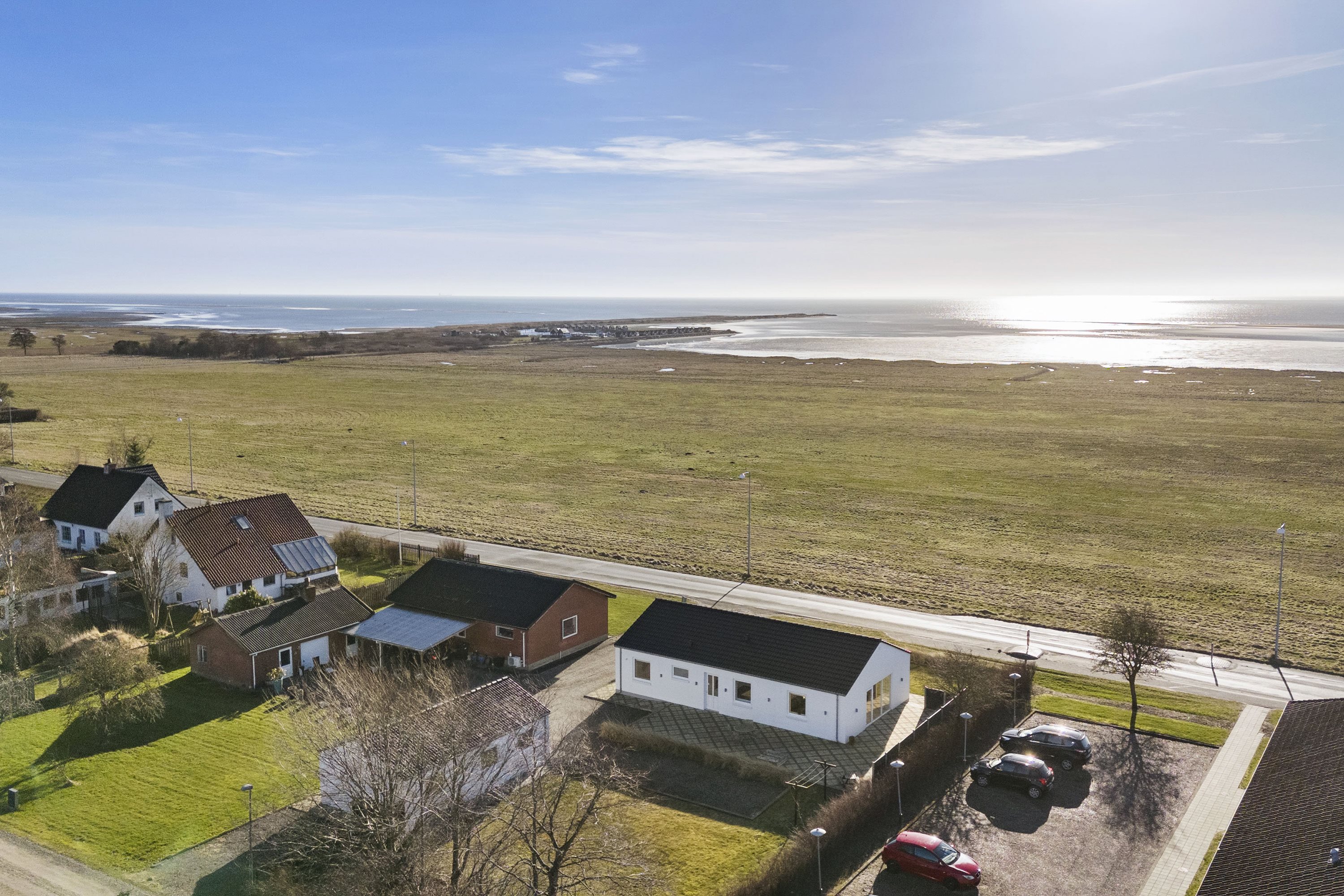 Fremhævet luftfoto billede i fuldskærmstilstand. Billede af Østkystvejen 366, Voerså, 9300 Sæby