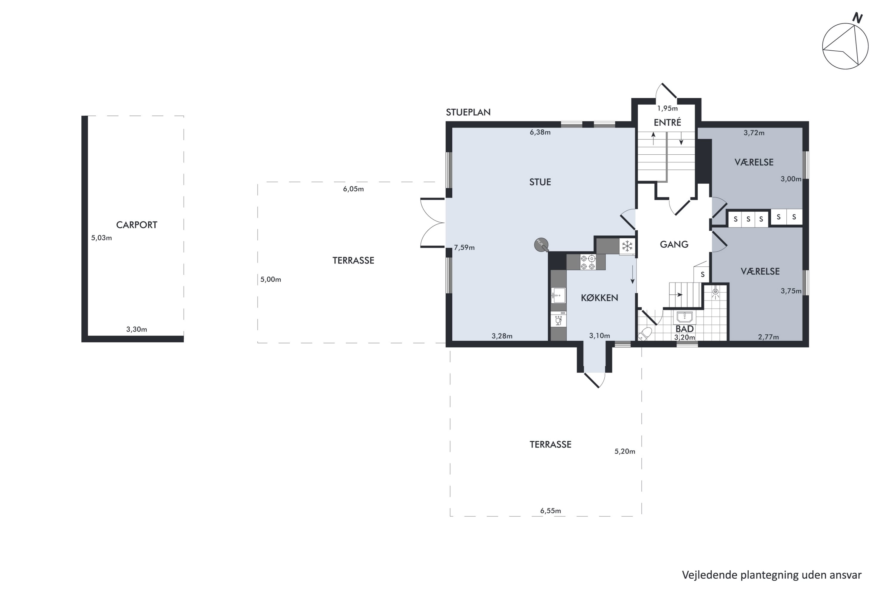 Plantegninger billede af Terpsvej 10, Birkelse, 9440 Aabybro