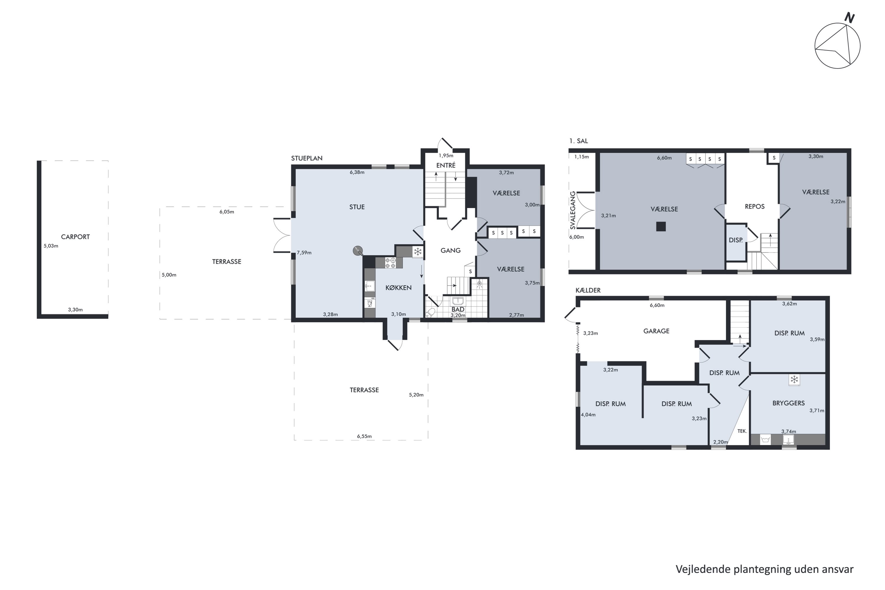 Plantegninger billede af Terpsvej 10, Birkelse, 9440 Aabybro