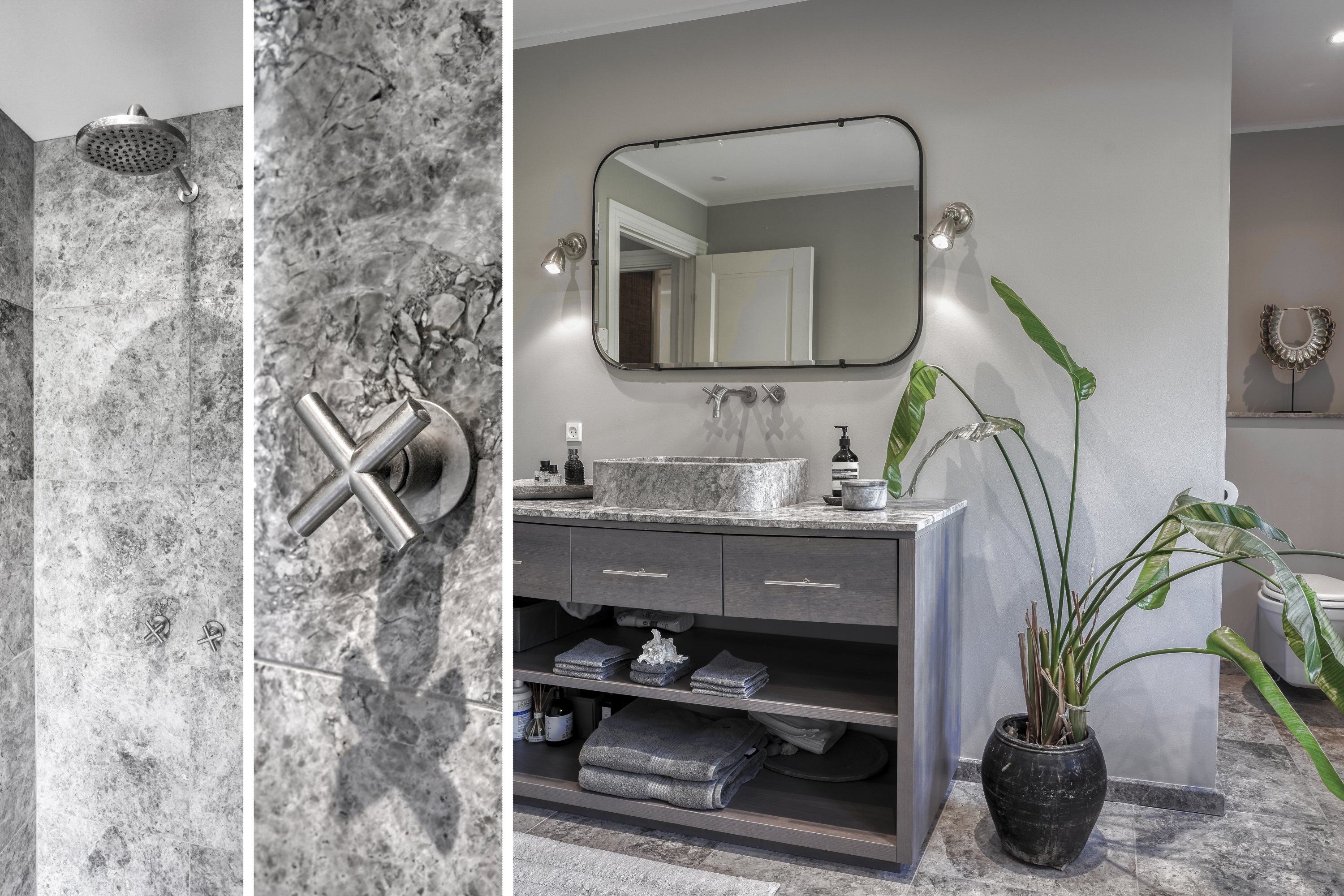 Fremhævet badeværelse billede i fuldskærmstilstand. Billede af Gyvelvej 18, 3100 Hornbæk