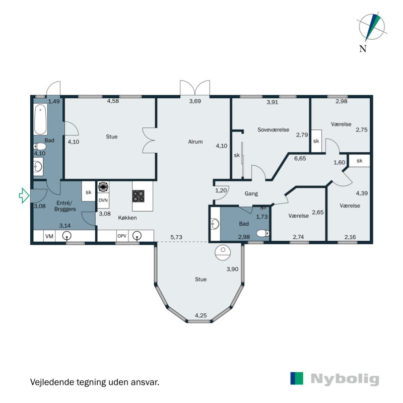 Plantegninger billede af Ballevej 127, 8300 Odder