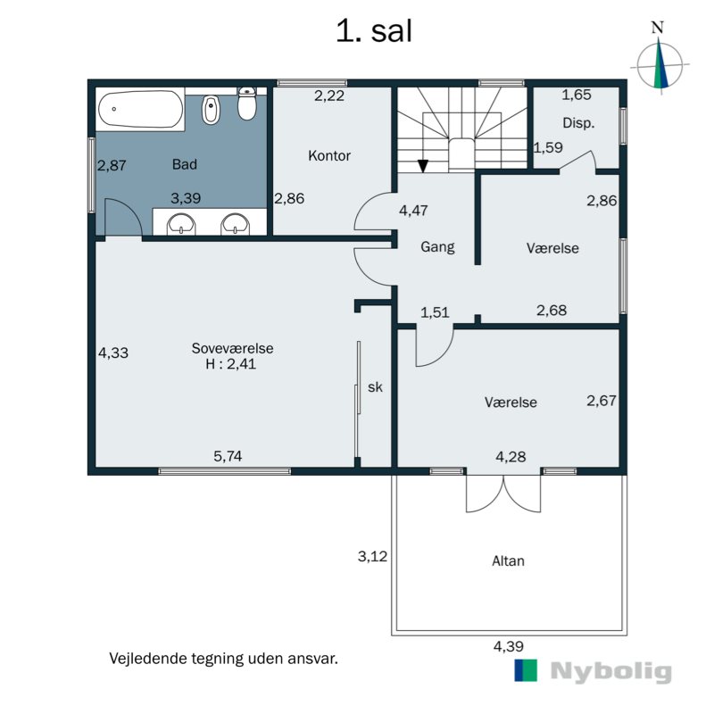 Plantegninger billede af Skovholmvej 4, 2920 Charlottenlund