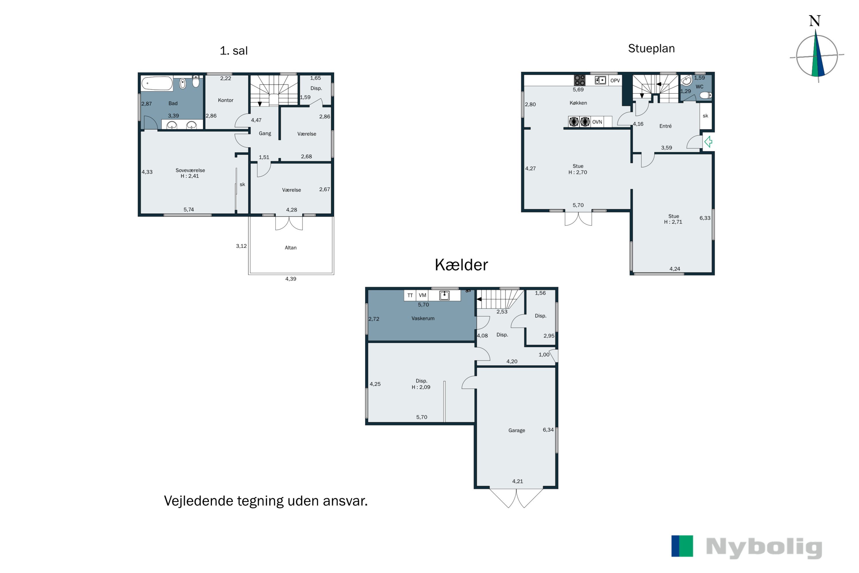 Plantegninger billede af Skovholmvej 4, 2920 Charlottenlund