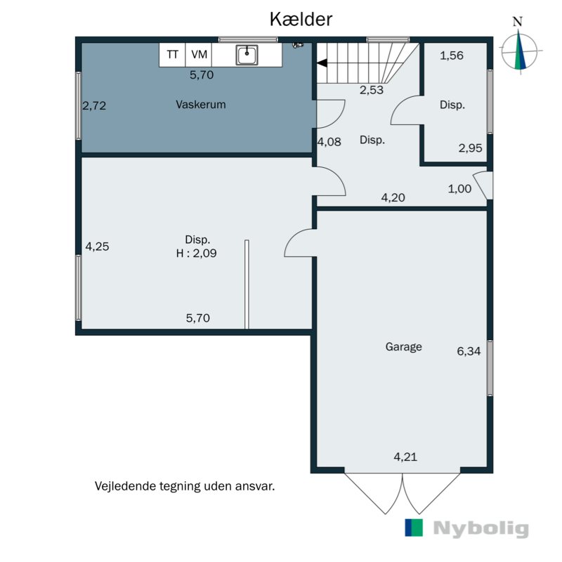 Plantegninger billede af Skovholmvej 4, 2920 Charlottenlund