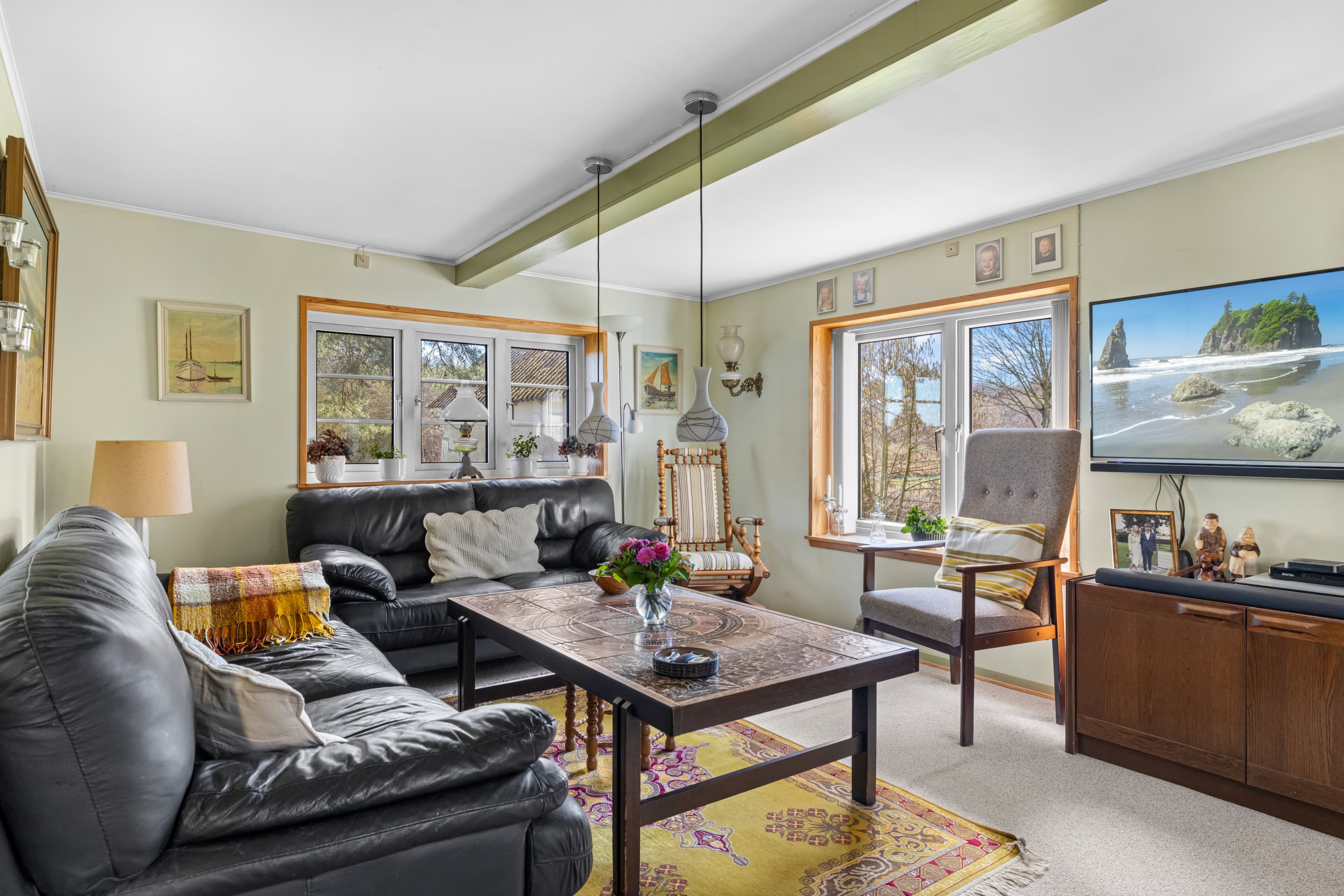 Fremhævet stue billede i fuldskærmstilstand. Billede af Nyborgvej 20, 5600 Faaborg