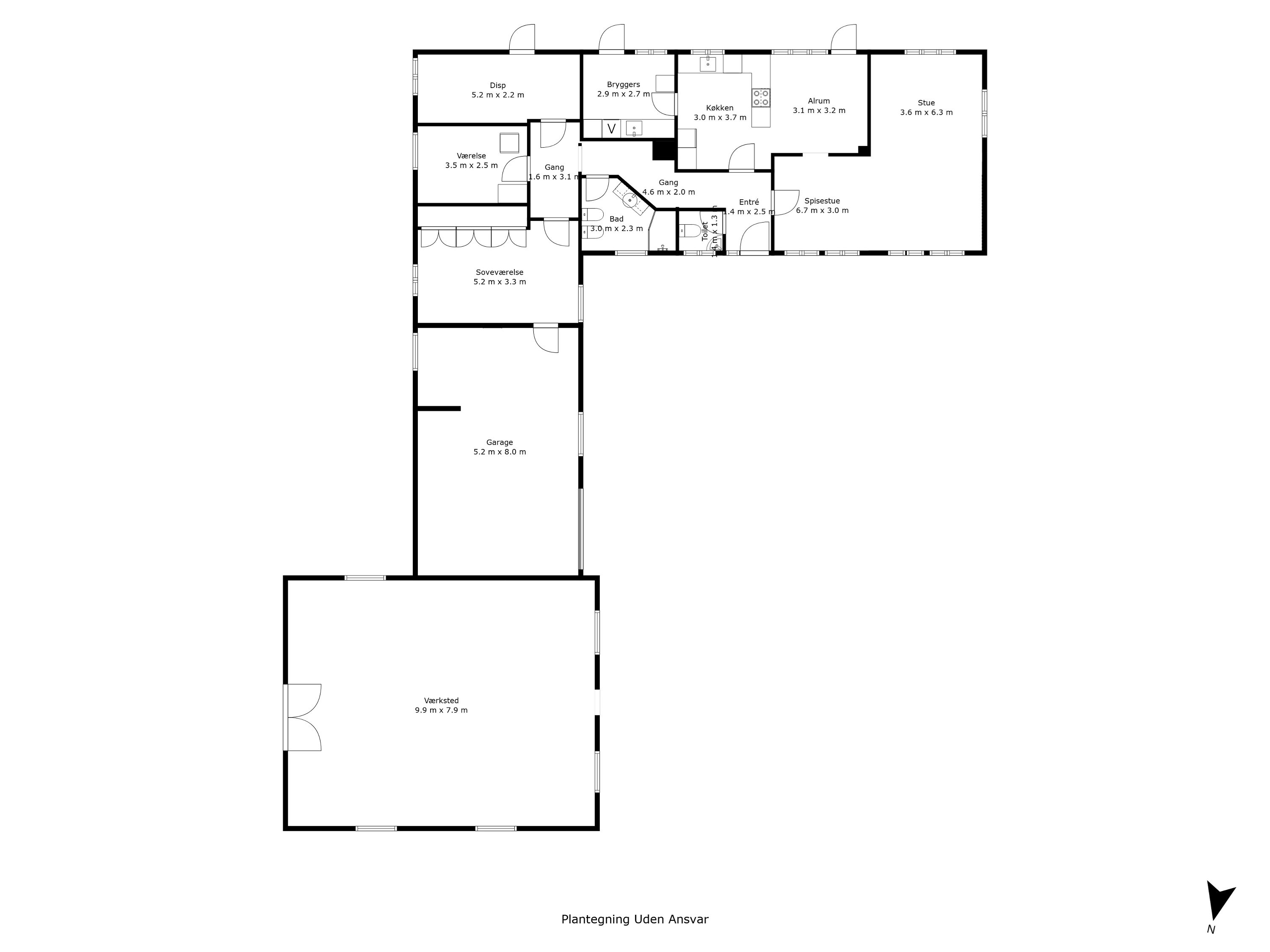 Plantegninger billede af Nyborgvej 20, 5600 Faaborg