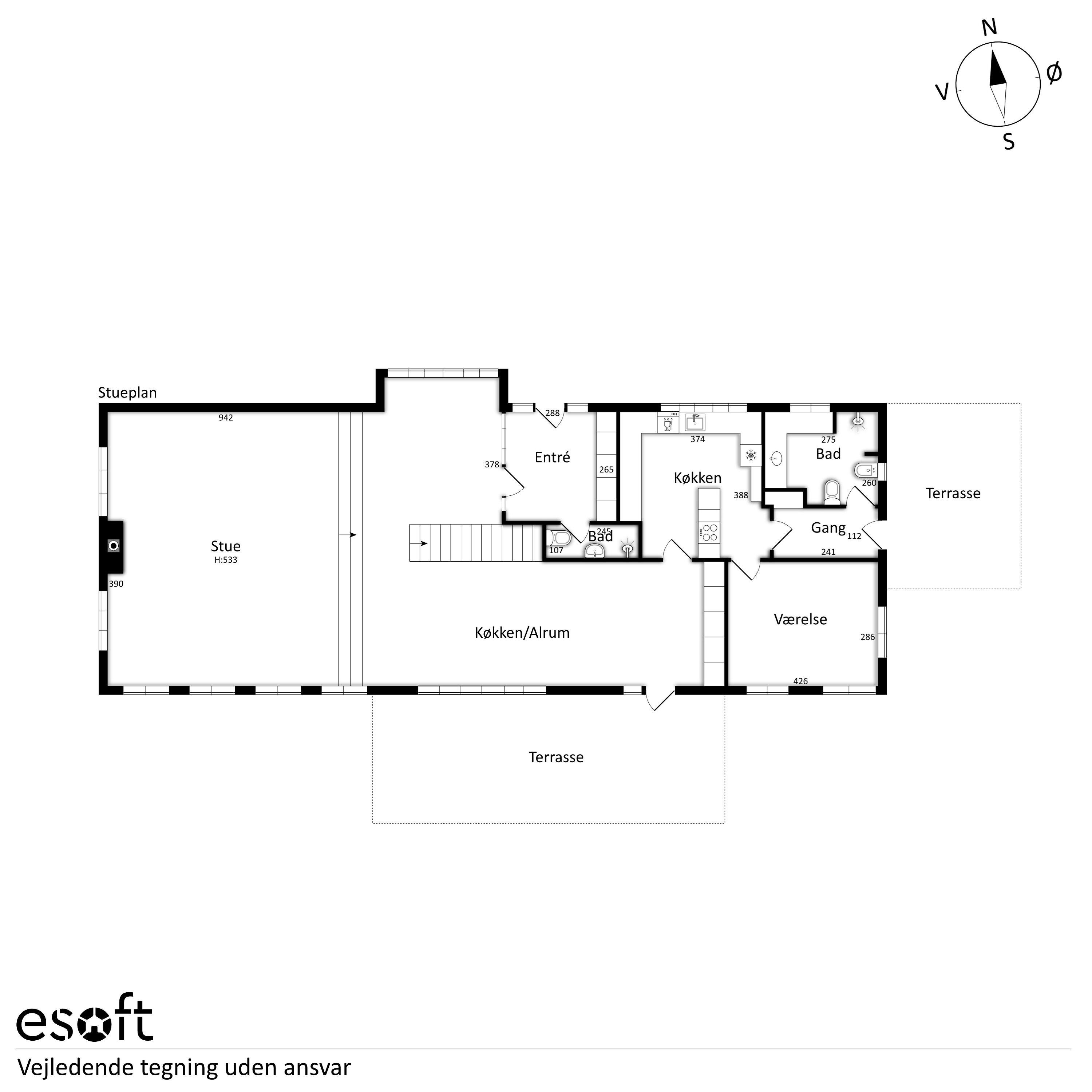 Plantegninger billede af Lægdsgårdsvej 1, 7430 Ikast