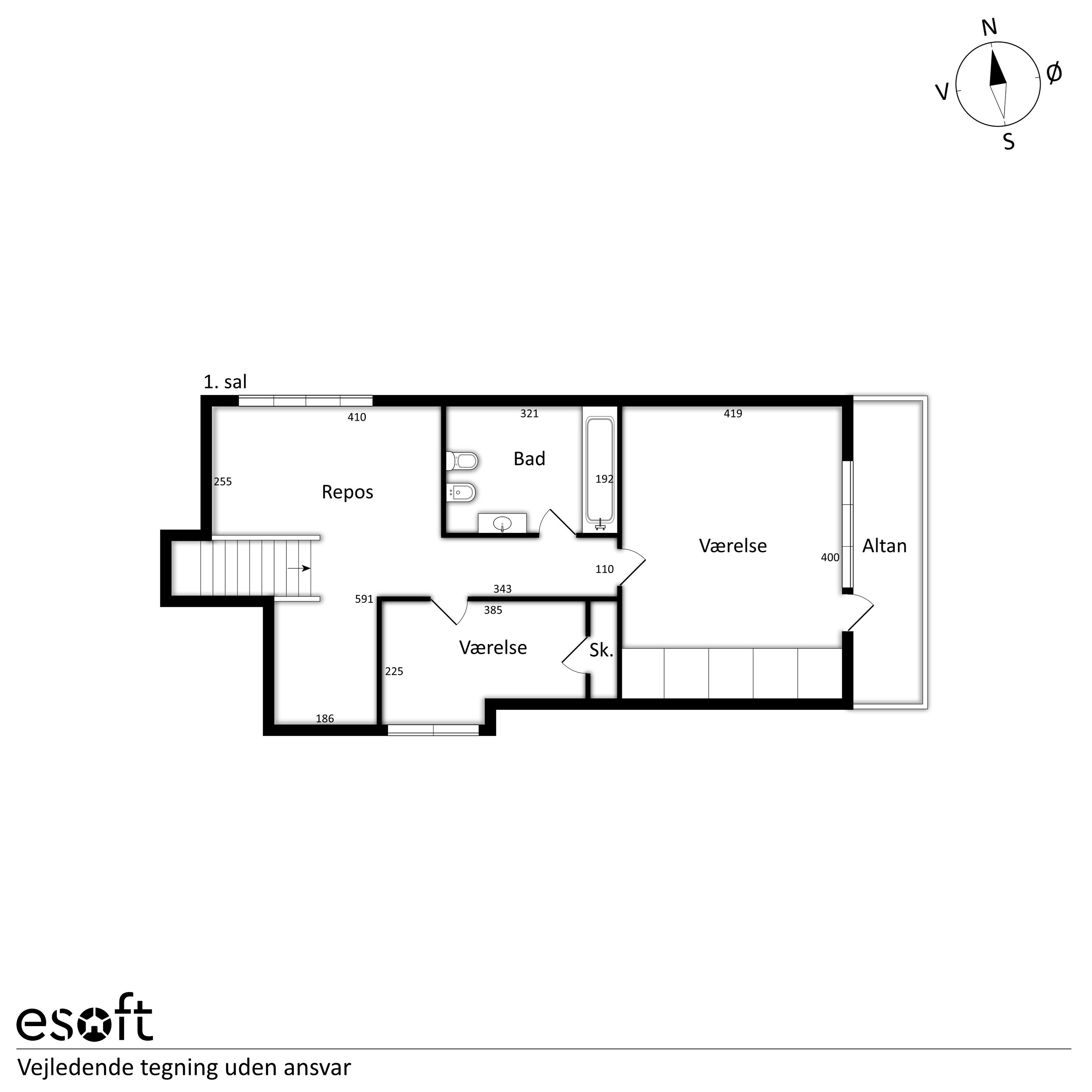 Plantegninger billede af Lægdsgårdsvej 1, 7430 Ikast