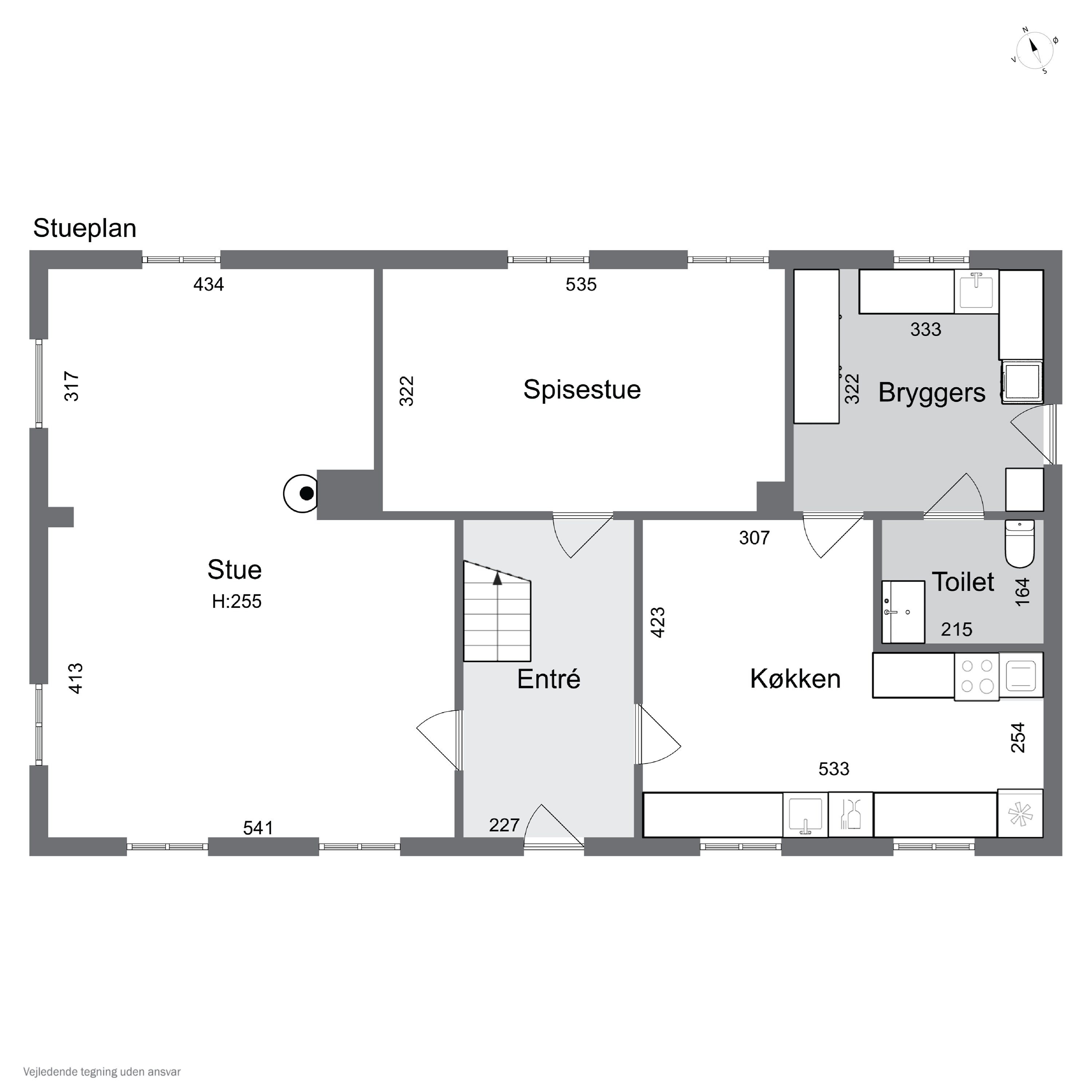 Plantegninger billede af Bjørnøvej 100, 5700 Svendborg
