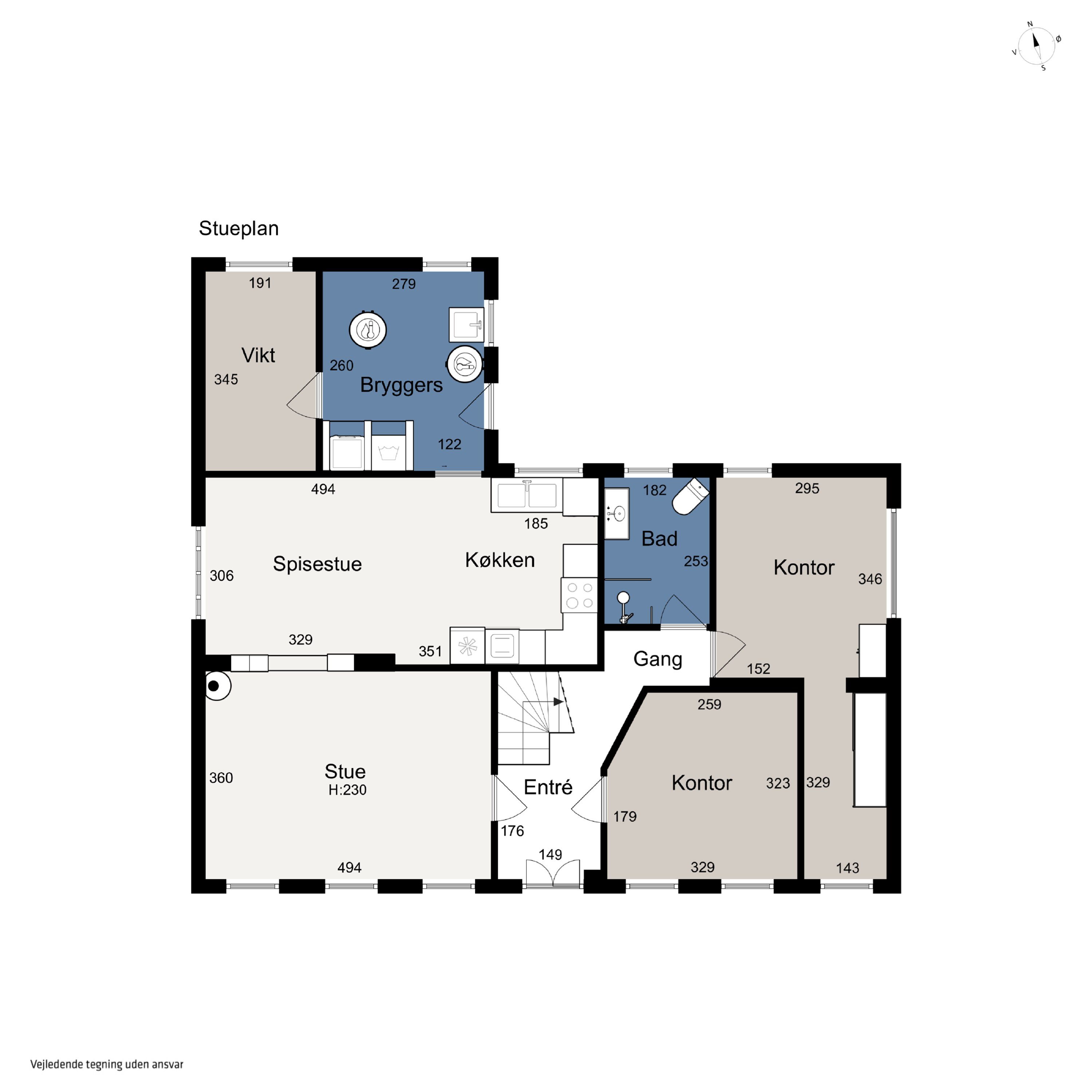 Plantegninger billede af Tåstrupvej 117, 8462 Harlev J