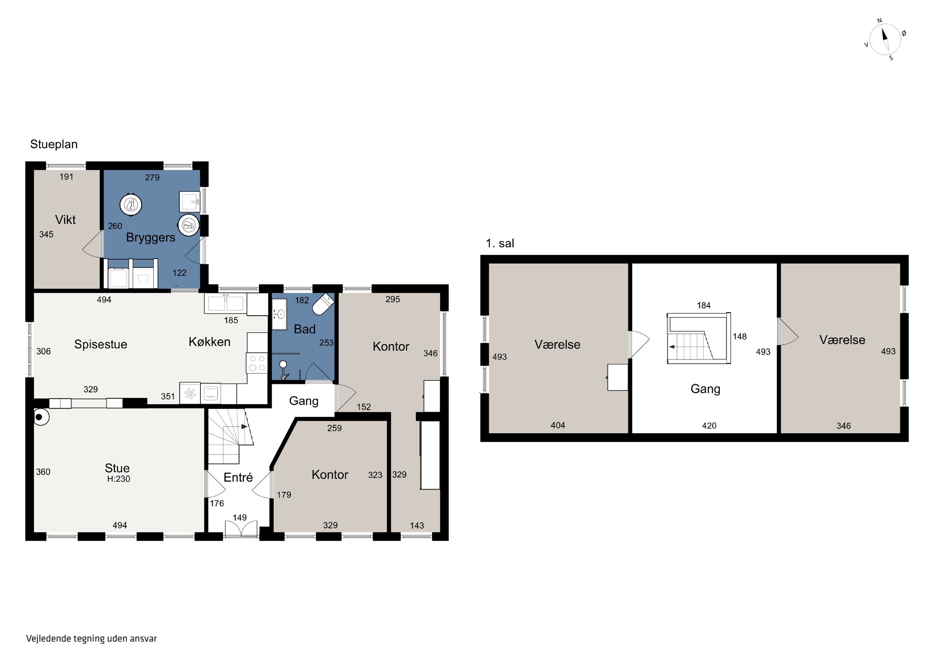 Plantegninger billede af Tåstrupvej 117, 8462 Harlev J