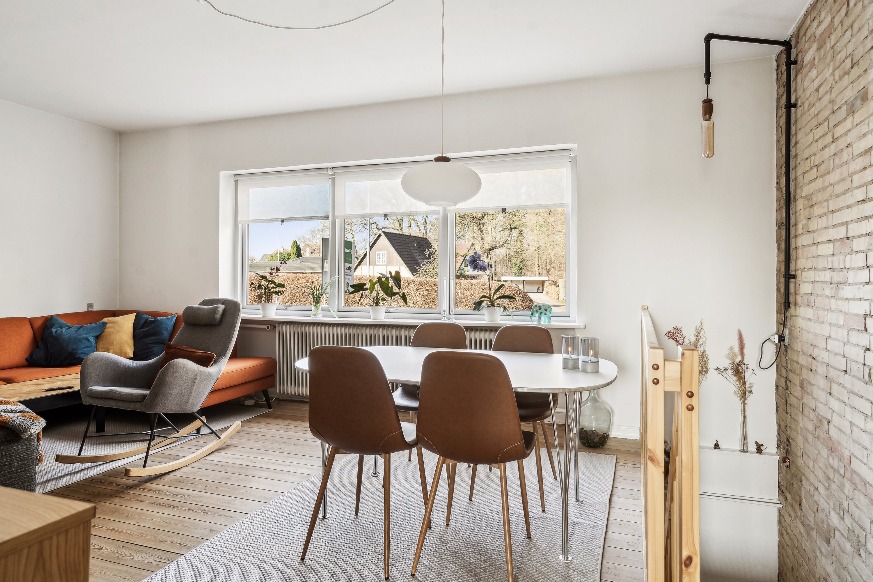 Fremhævet spisestue billede i fuldskærmstilstand. Billede af Åløkke Allé 51, st.., 5000 Odense C