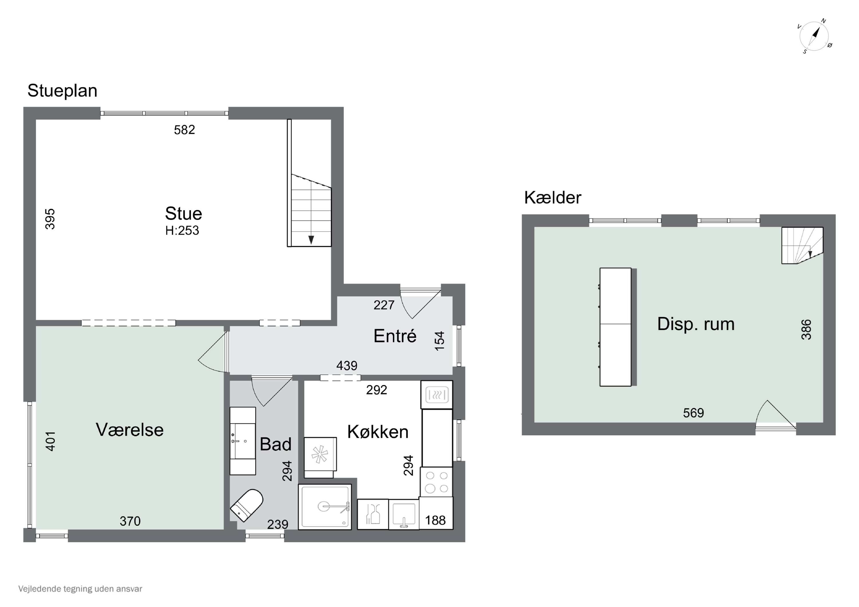 Plantegninger billede af Åløkke Allé 51, st.., 5000 Odense C